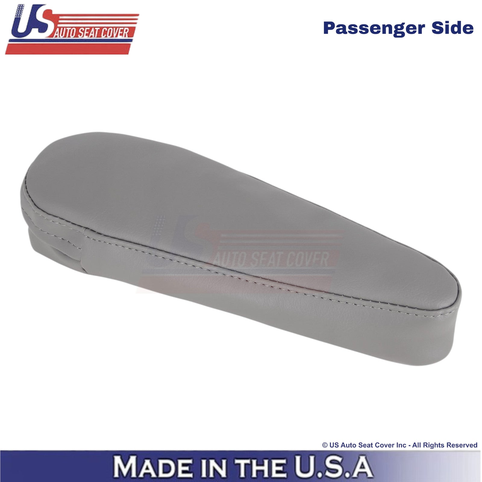 2001-2007 For Toyota Sequoia Leatherette Passenger Armrest Cover Charcoal Gray