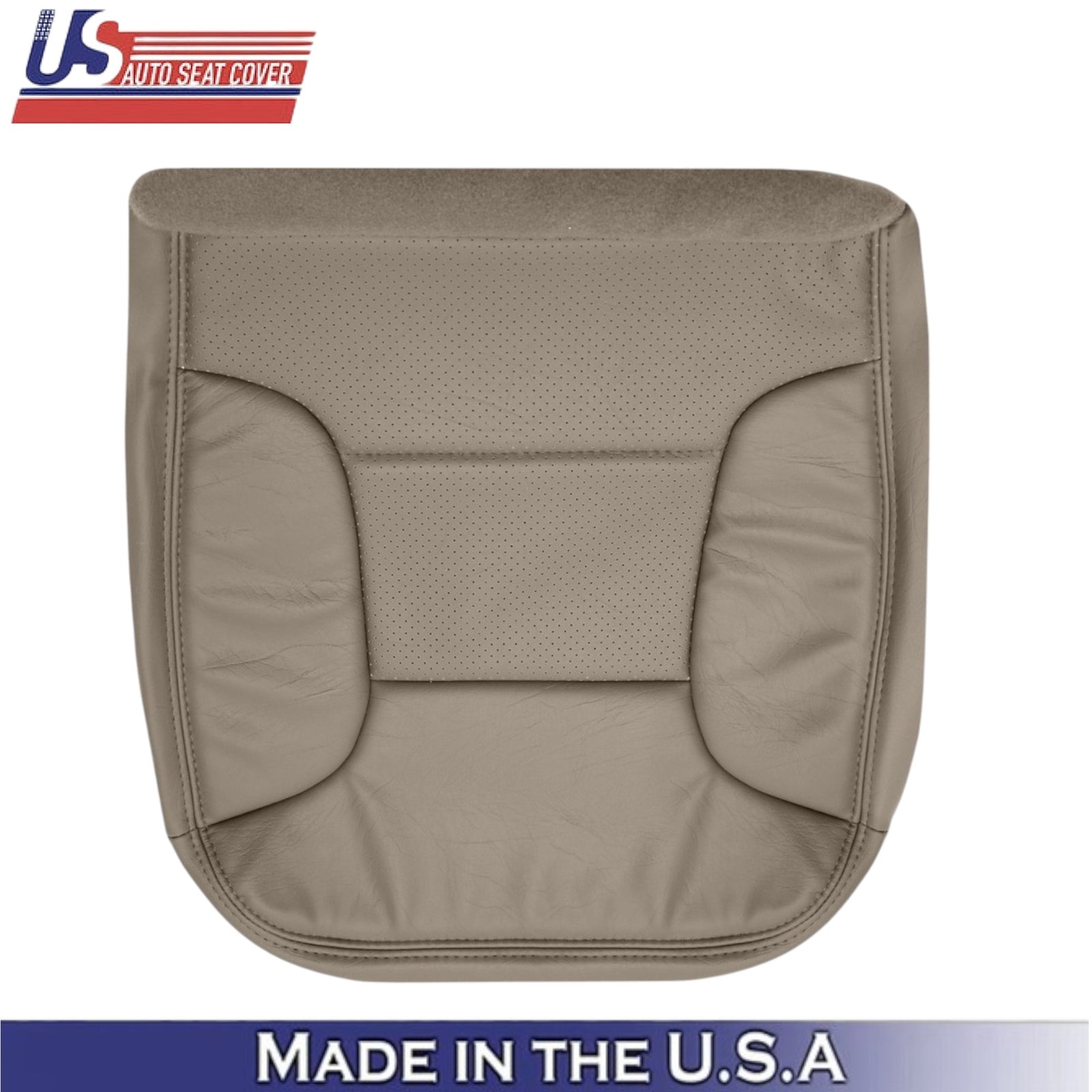 1992-1996 For Ford Bronco Eddie Bauer Leatherette Driver Side Seat Covers Tan