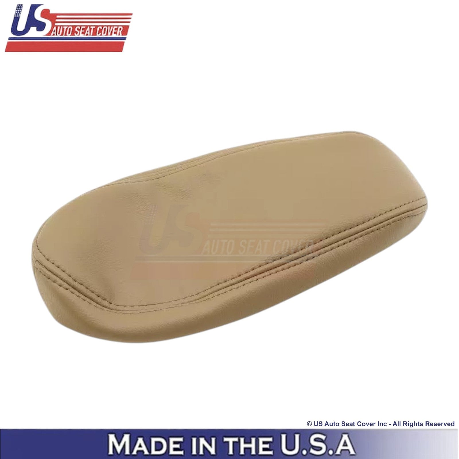 2000-2001 For Ford Excursion Leatherette Front w/Armrest Covers Medium Parchment