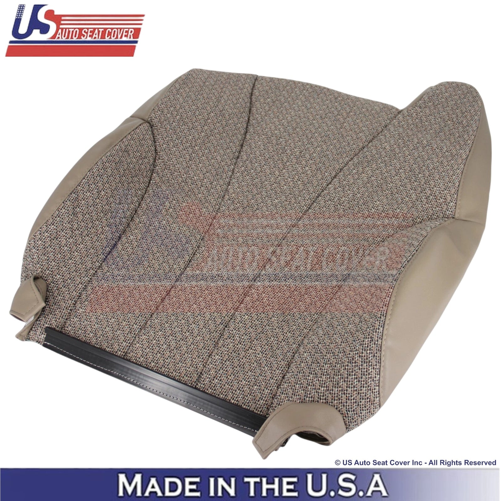 1999-2002 For Chevy Silverado 1500 Cloth Passenger Side Seat Covers Neutral Tan