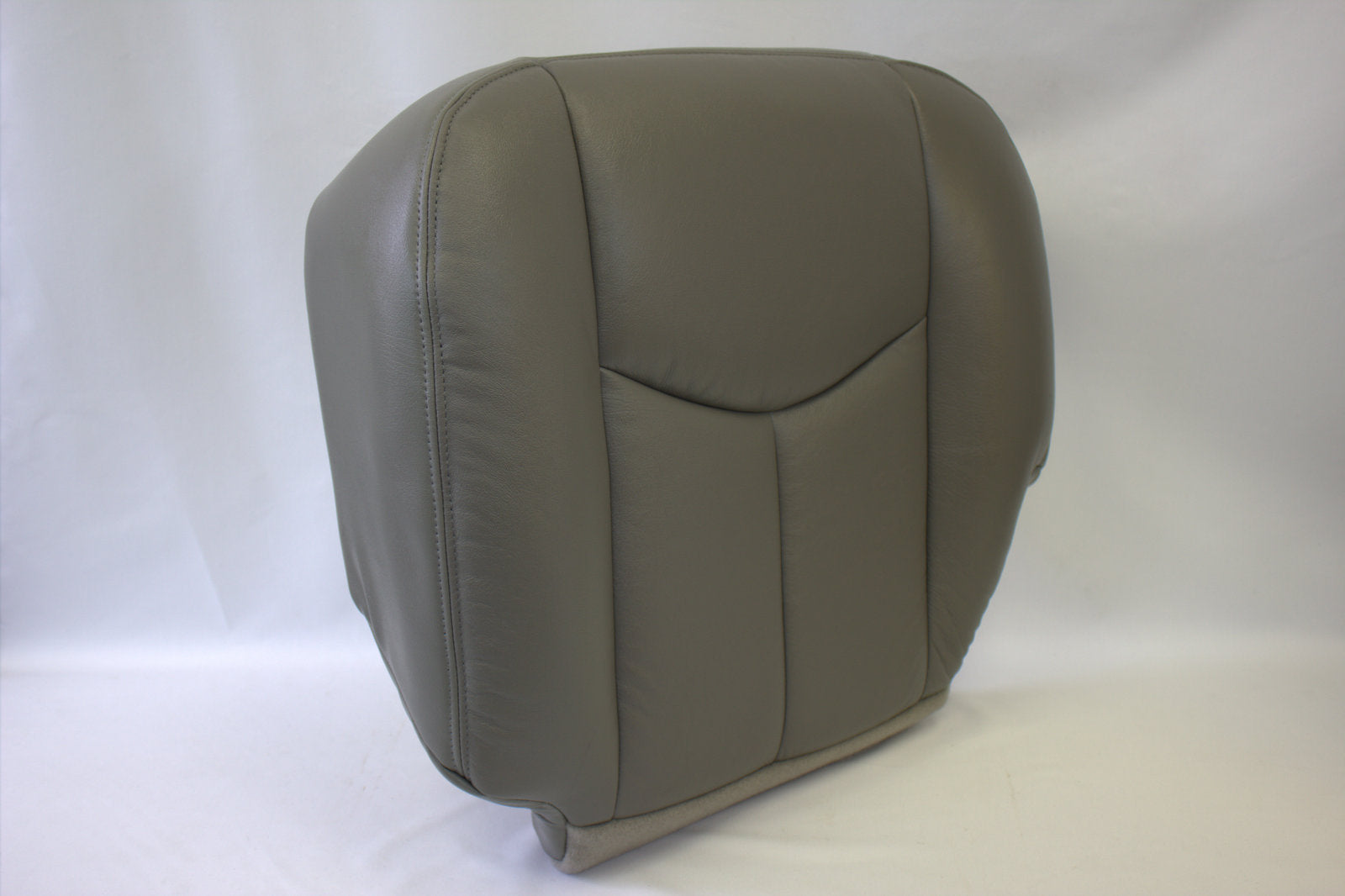 2003 2004 2005 2006 GMC Yukon Sierra Heated Driver Bottom Seat Cover Gray vinyl