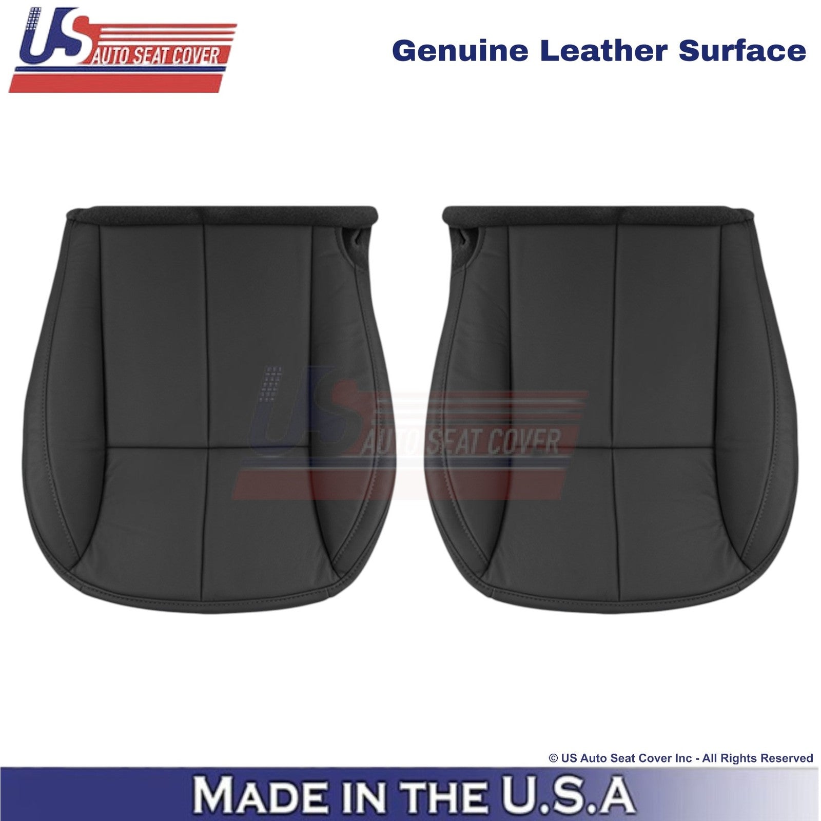 2001-2004 For Jeep Grand Cherokee Genuine Leather Front Covers Dark Slate Gray