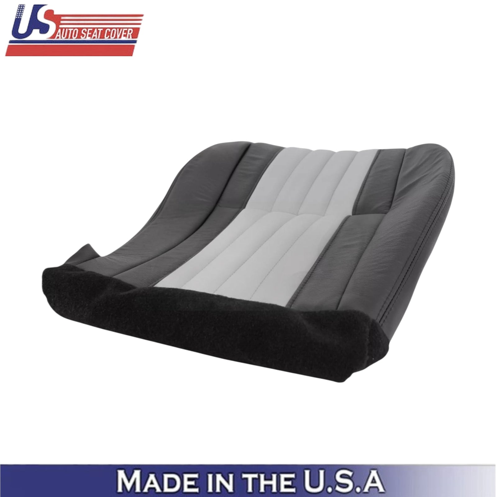 2003 For Ford F150 Harley Davidson Leatherette Passenger Bottom Cover Black/Gray