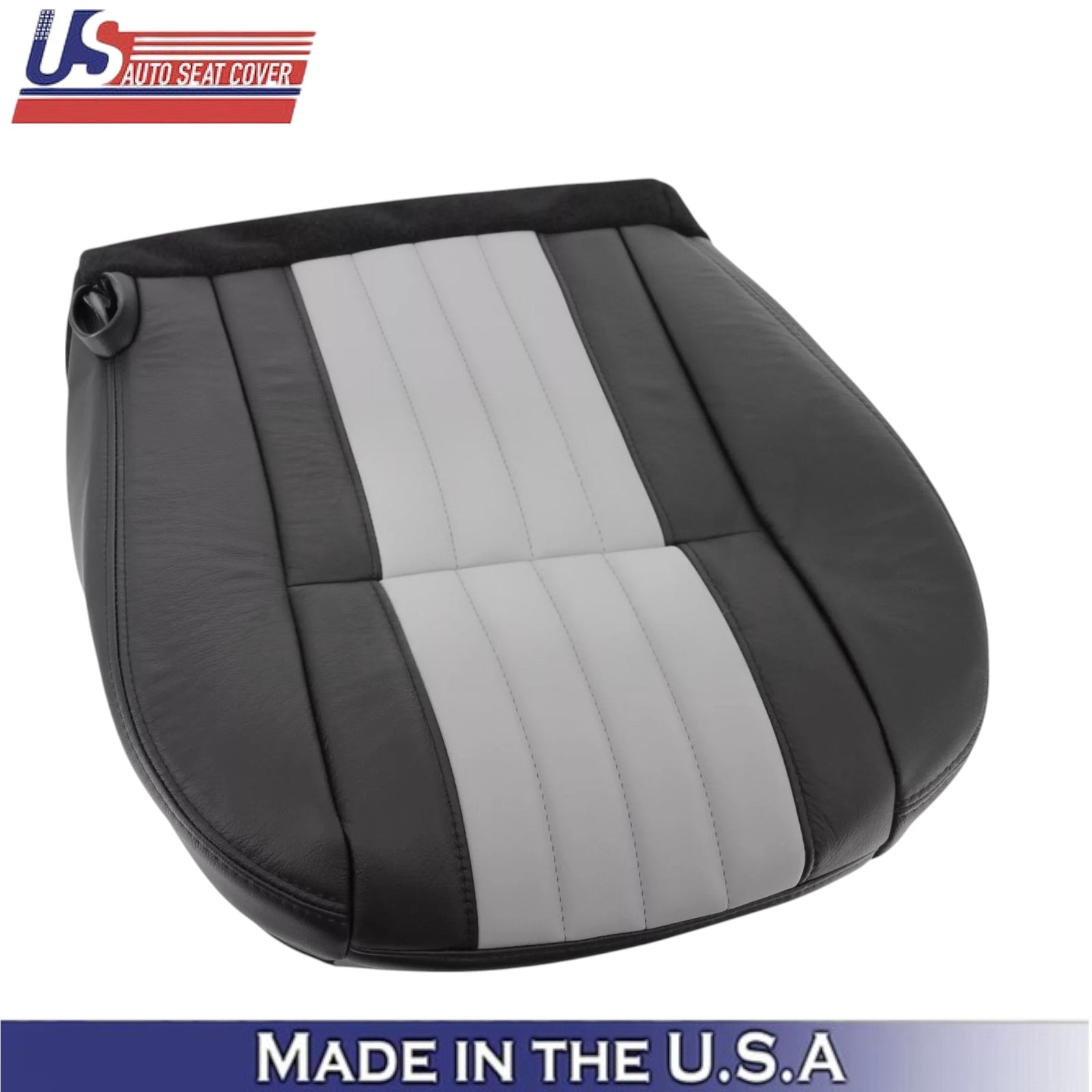 2003 For Ford F150 Harley Davidson Leatherette Driver Bottom Cover Black/Gray