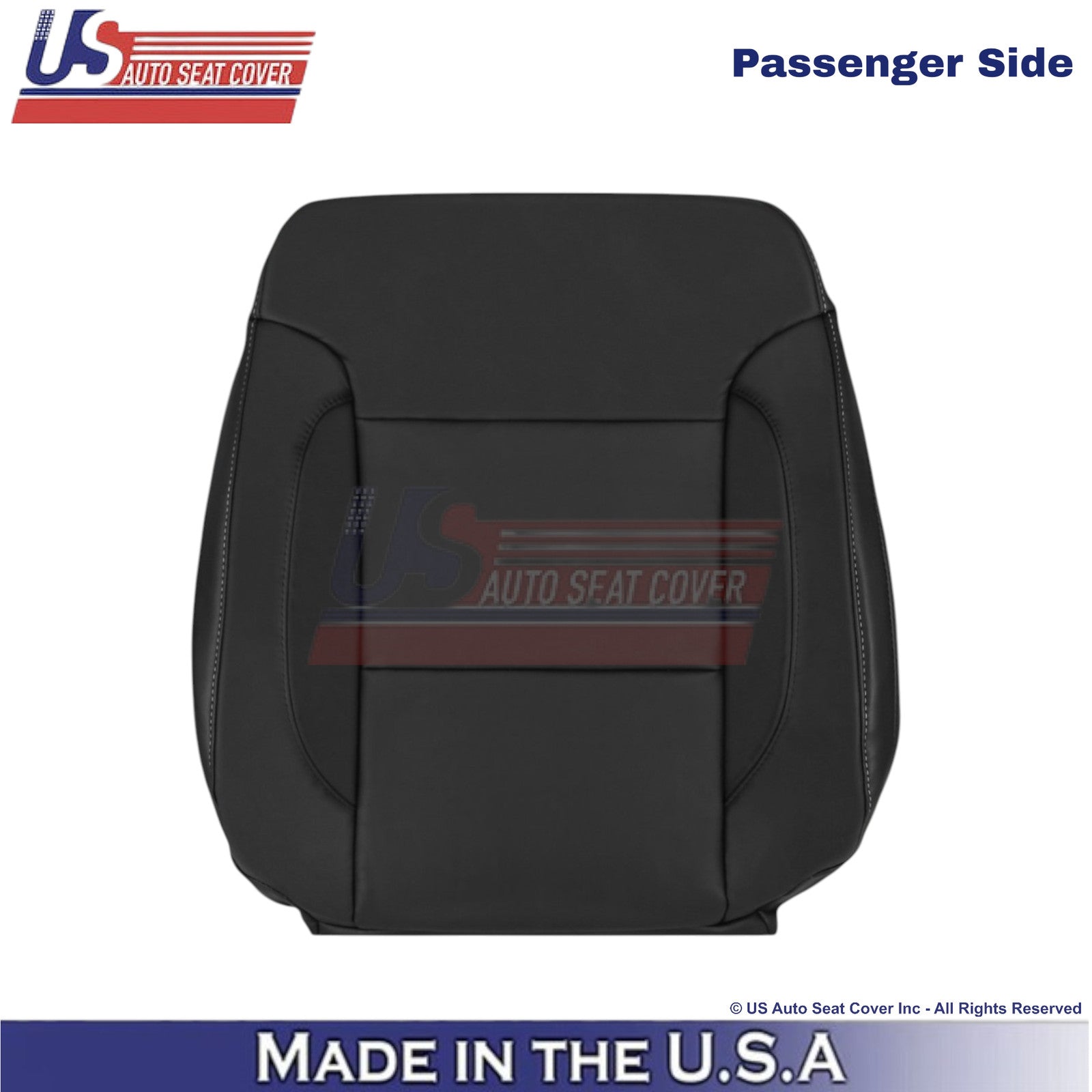 2014-2019 For Chevy Silverado 1500 LT LS Leatherette Passenger Top Cover Black