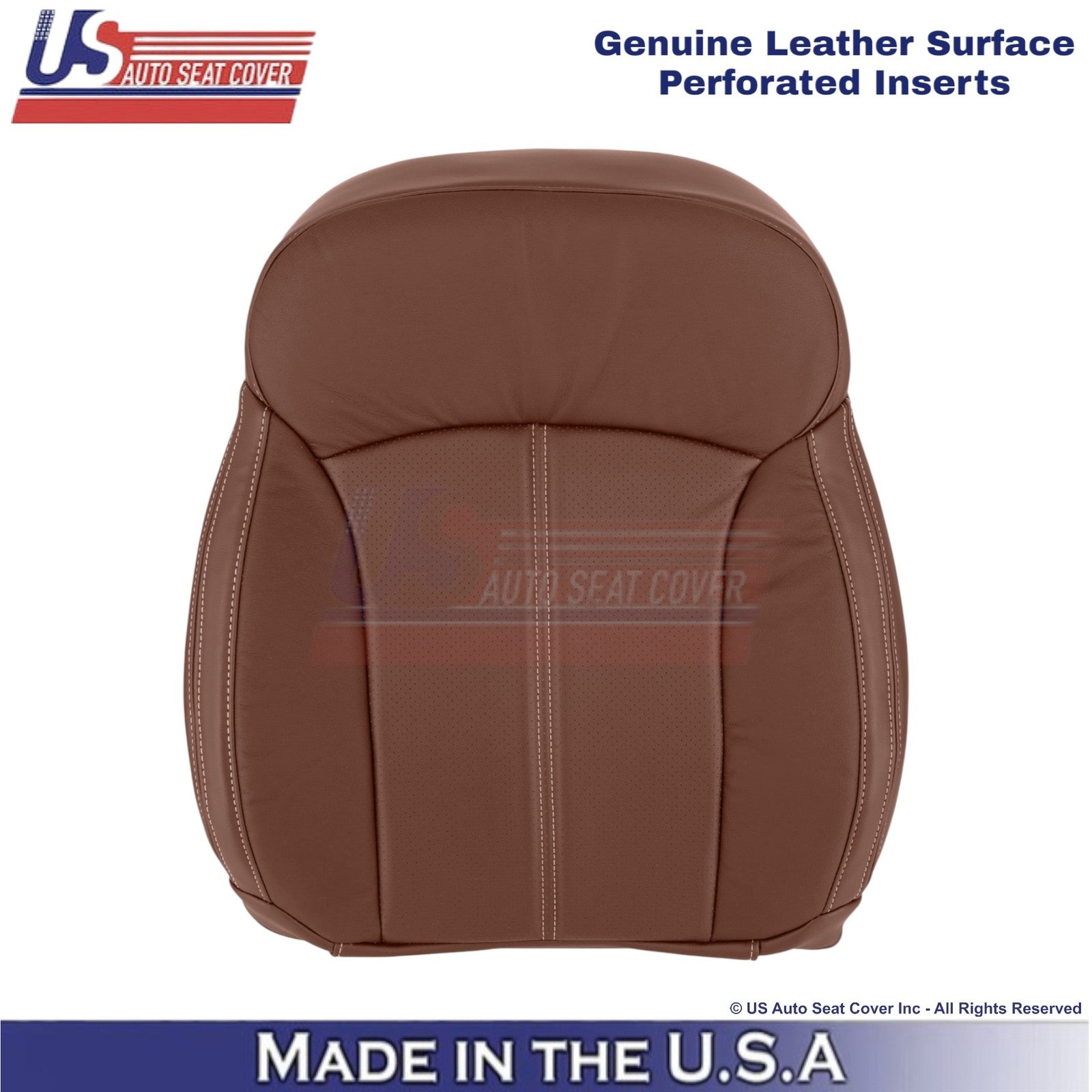 2017-2018 Fits Subaru Forester Touring Genuine Leather Driver Top Cover Saddle
