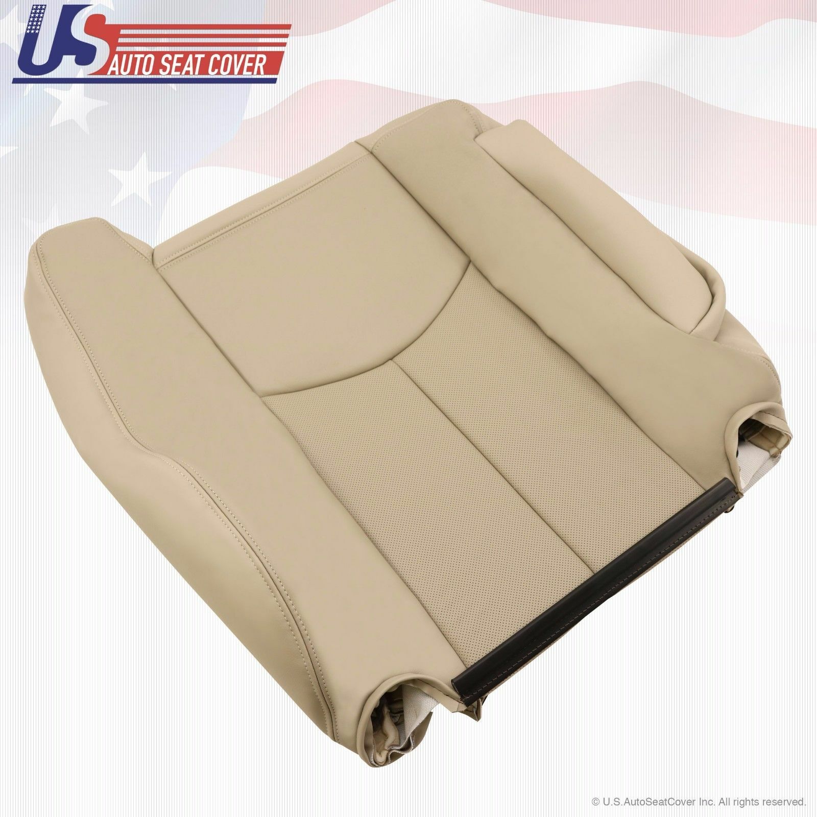 2003 2004 2005 2006 Cadillac Escalade Driver Lean Back Leather Cover Color Tan