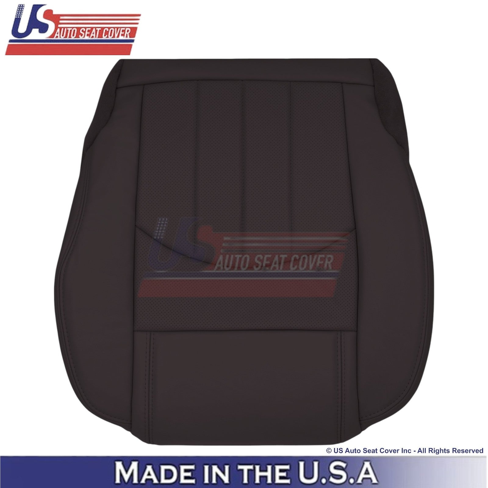 2013-2017 For Buick Enclave Leatherette Passenger Bottom Replacement Cover Cocoa
