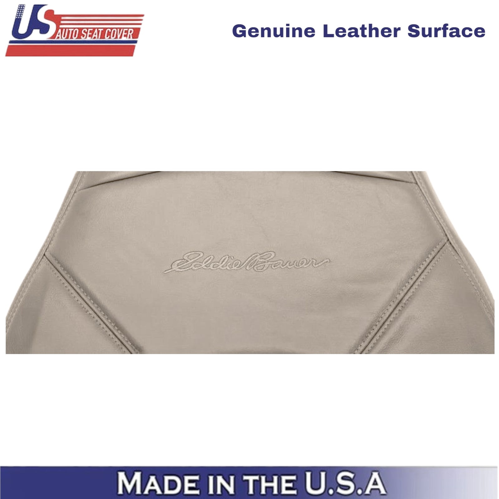 1997-1999 For Ford Expedition Eddie Bauer Leather Driver Side Covers Prairie Tan