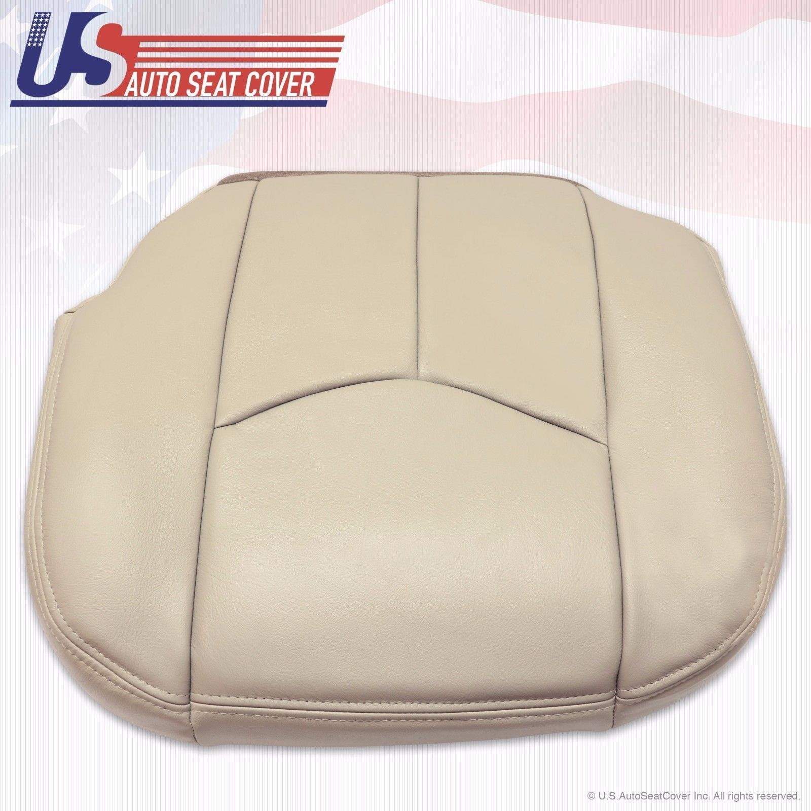 2006 Chevy Suburban LS Z71 Driver Synth Leather Seat Cover (Vinyl) Light Tan 522