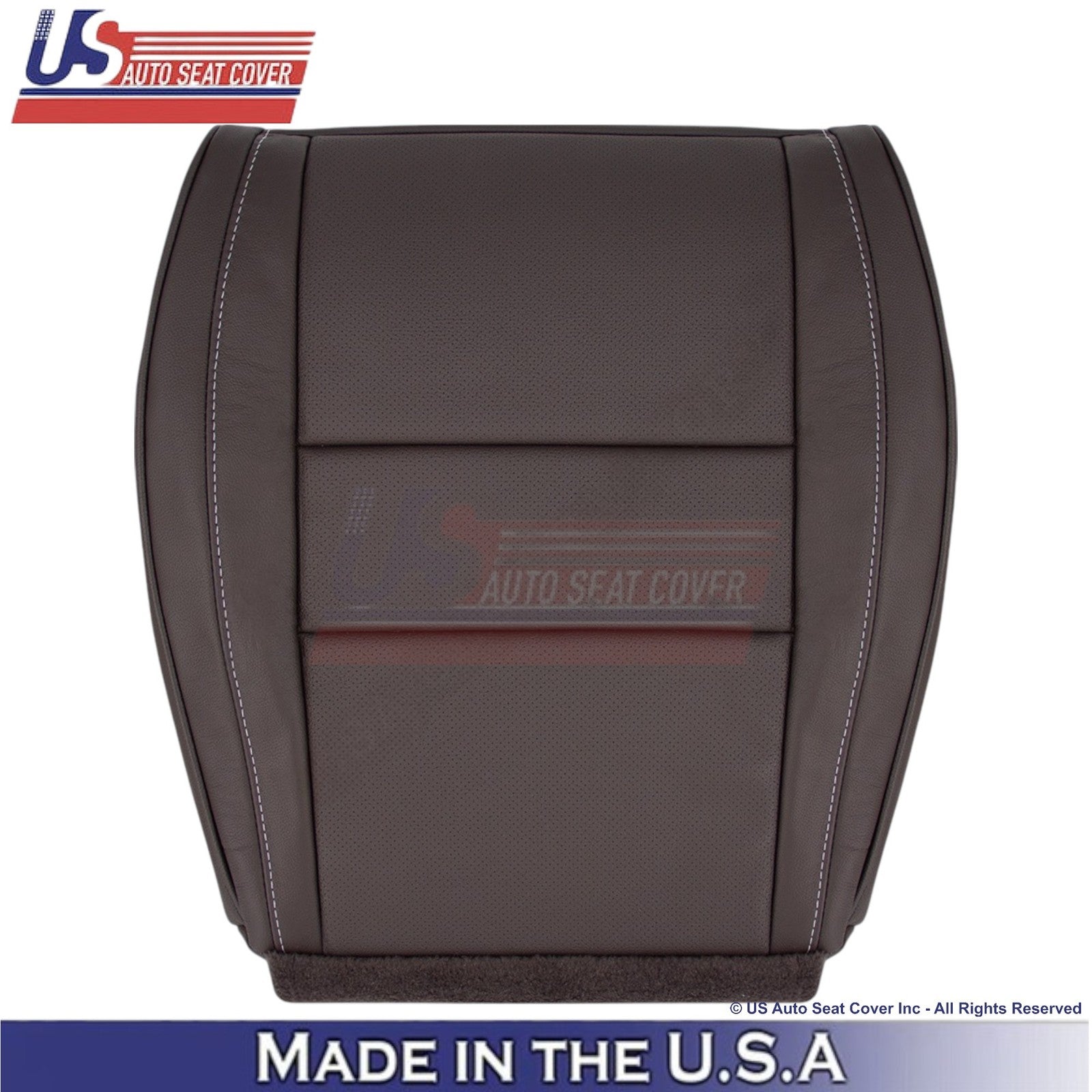 2011-2021 For Jeep Grand Cherokee Summit Front Genuine Leather Seat Covers Brown