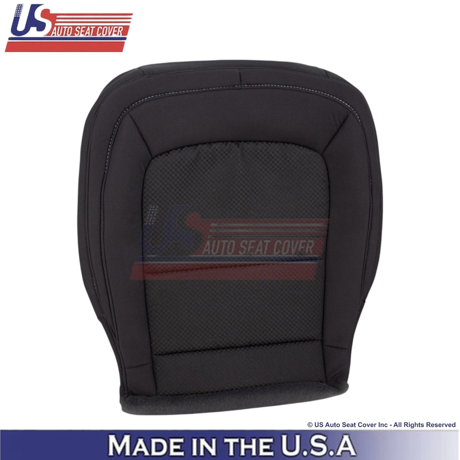 2015-2022 For Chevrolet Colorado Cloth Passenger Replacement Cover Jet Black