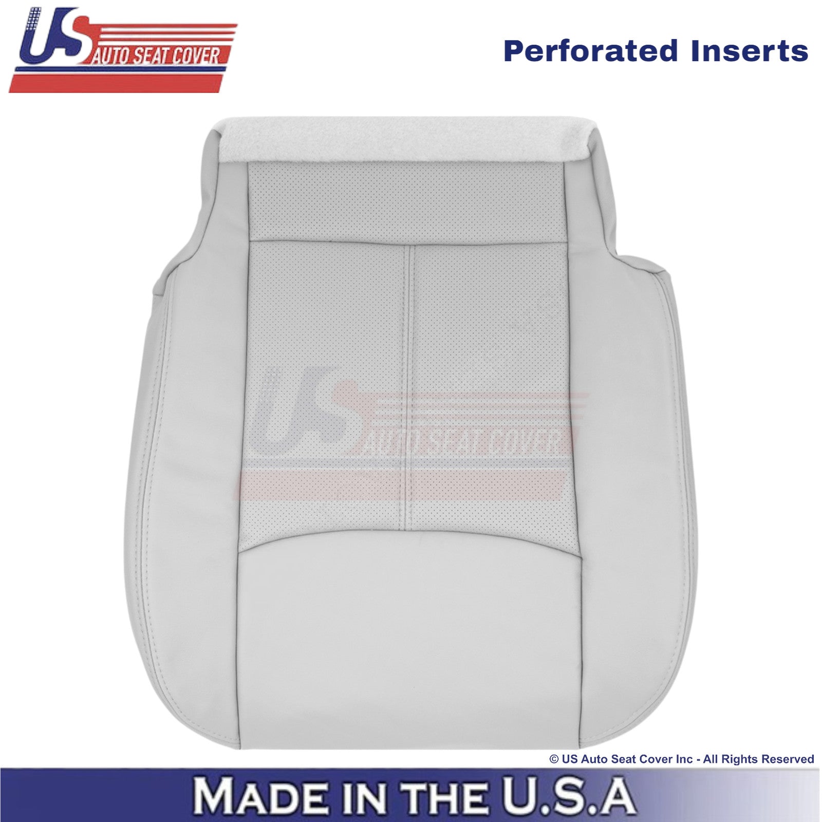 2013-2020 For Nissan Pathfinder Leather Driver Bottom Replacement Cover Gray