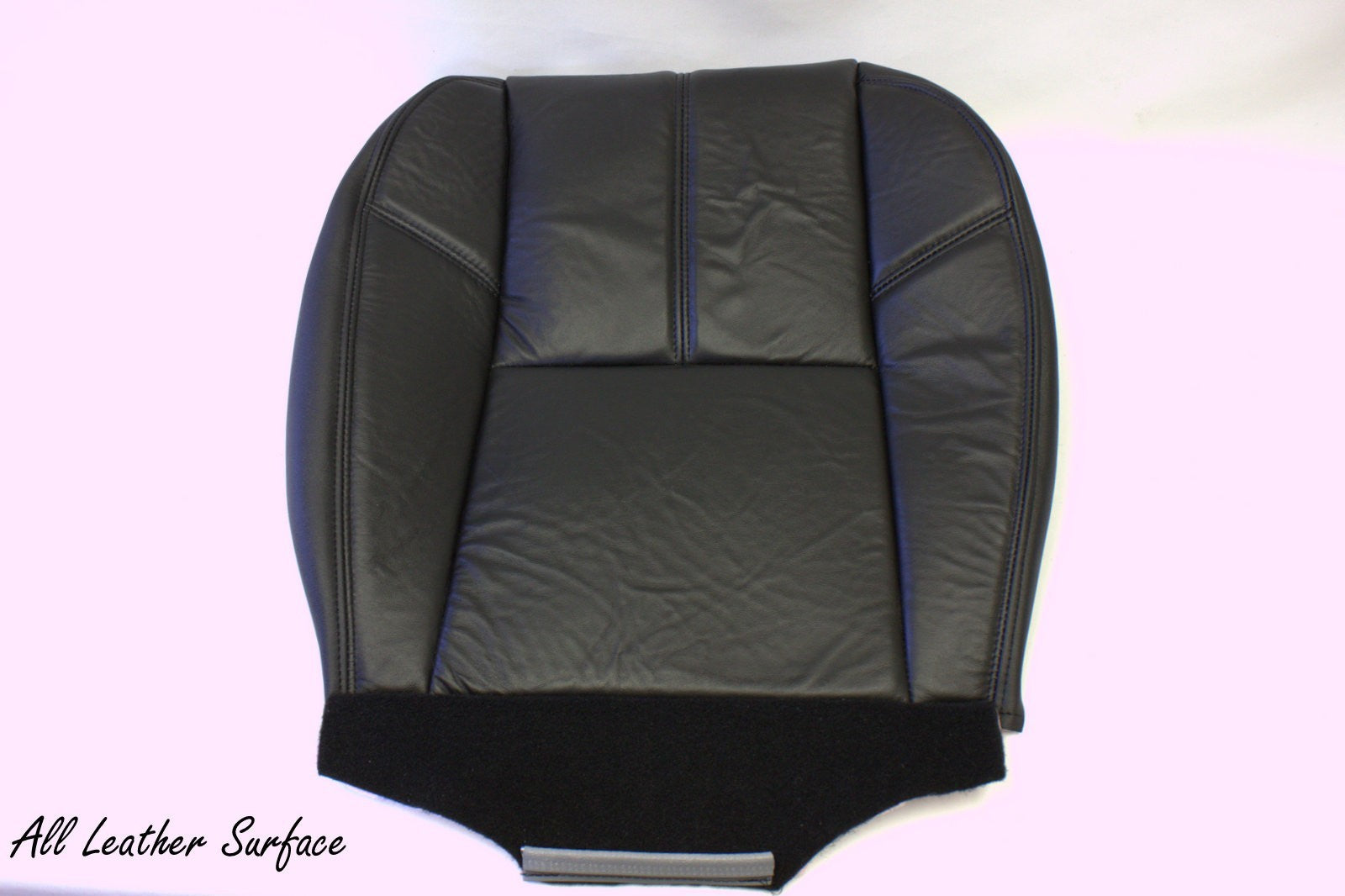 2007 2008 2009 GMC Yukon Denali 4WD Driver Side Bottom Leather Seat Cover Black