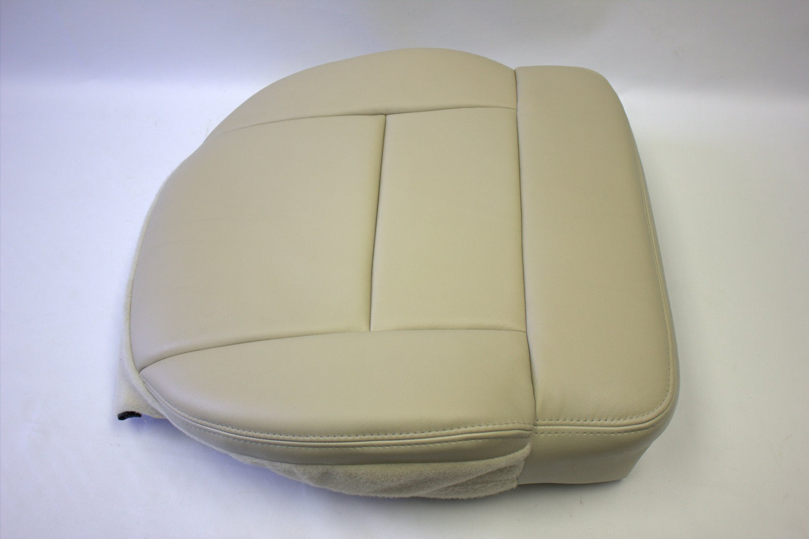 2004 Ford F-150 4WD 2WD Driver Bottom Replacement Leather Seat Cover Light Tan