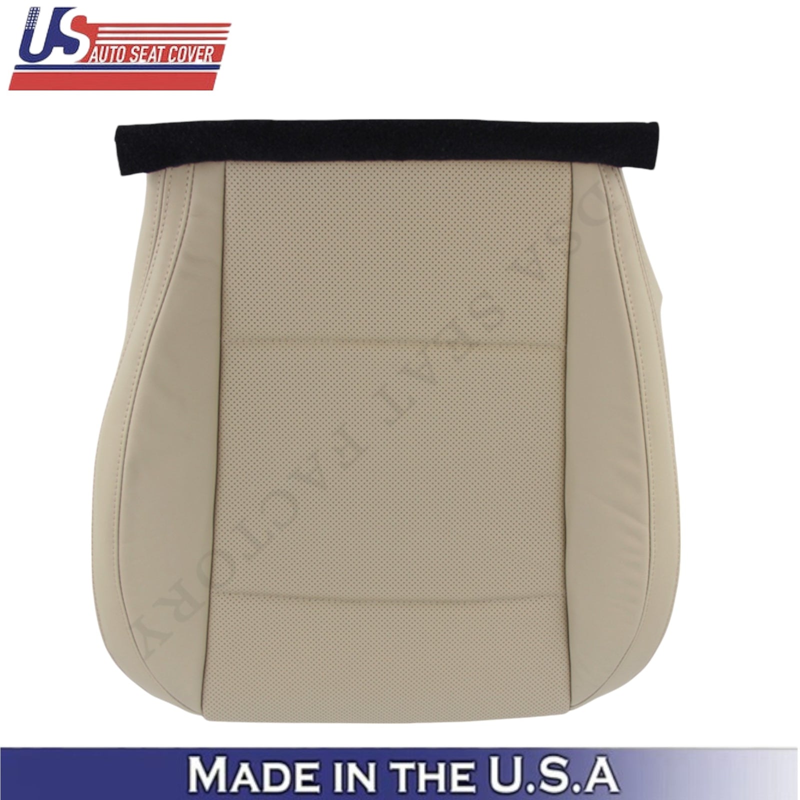 2015-2017 For Subaru Outback Leatherette Front Bottom Seat Covers Warm Ivory