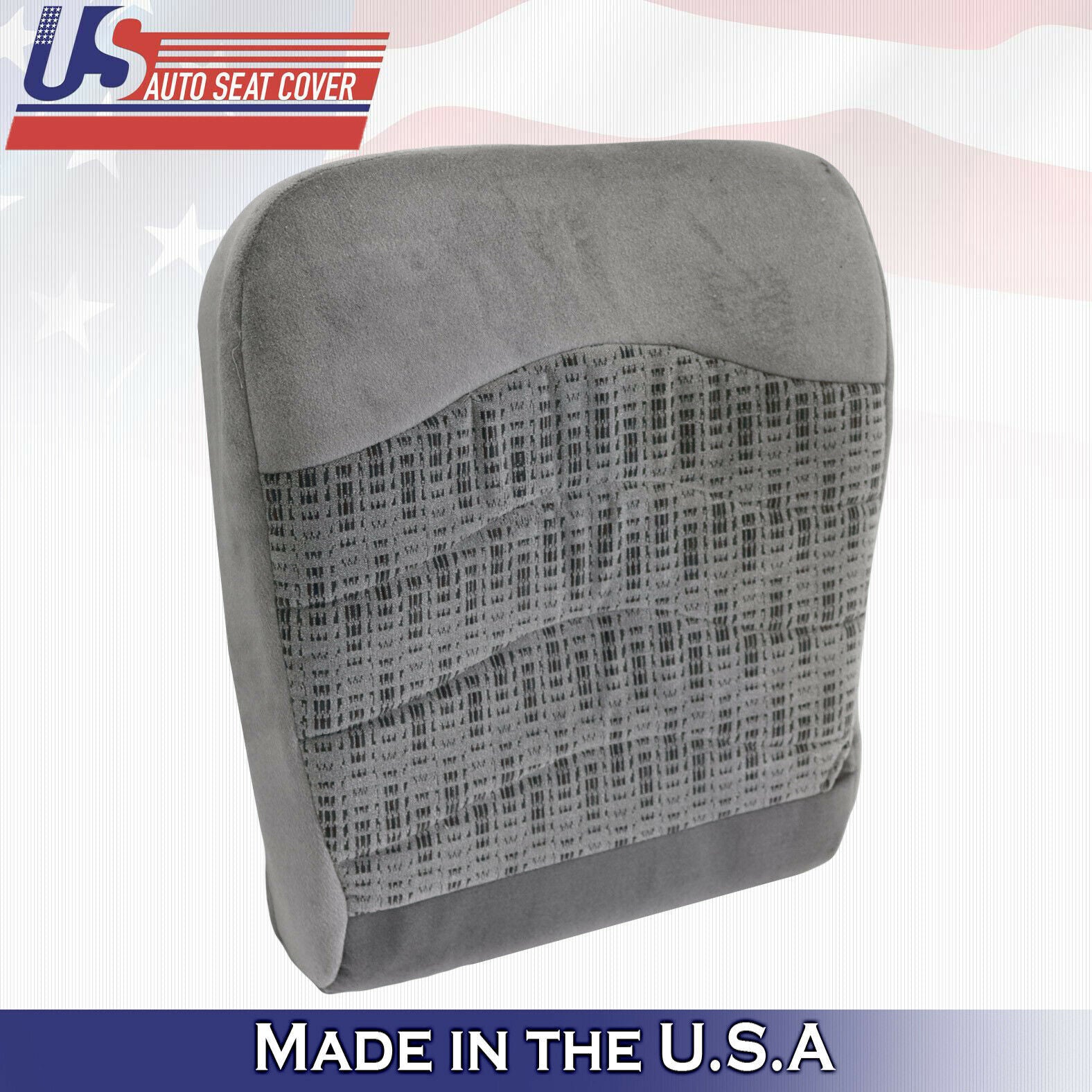 1999 For Ford F250 F350 F450 F550 XLT Driver Top & Bottom Cloth Seat Covers Gray