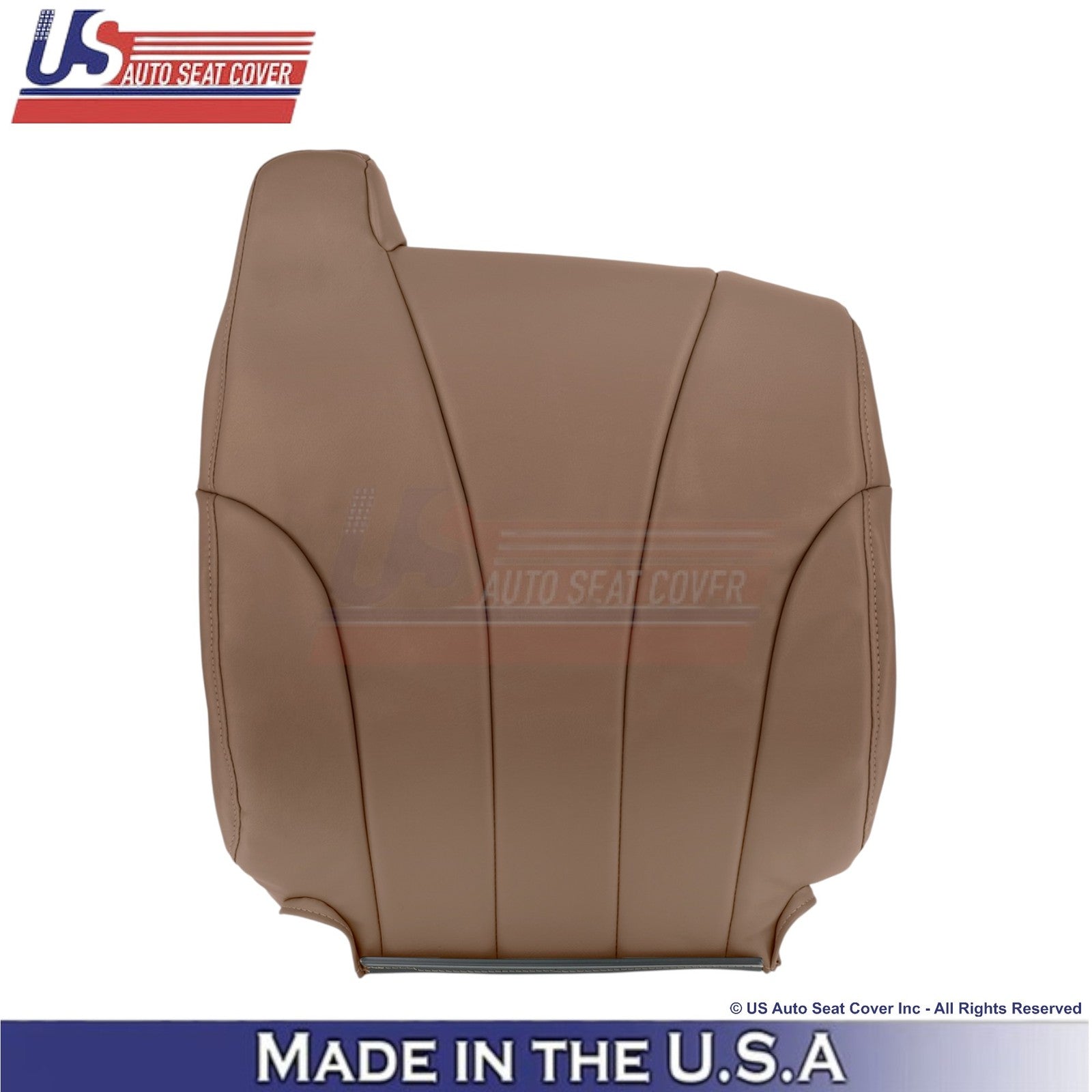 1999-2000 For Chevy Silverado W/T Leatherette Passenger  Top Cover Med. Dark Oak