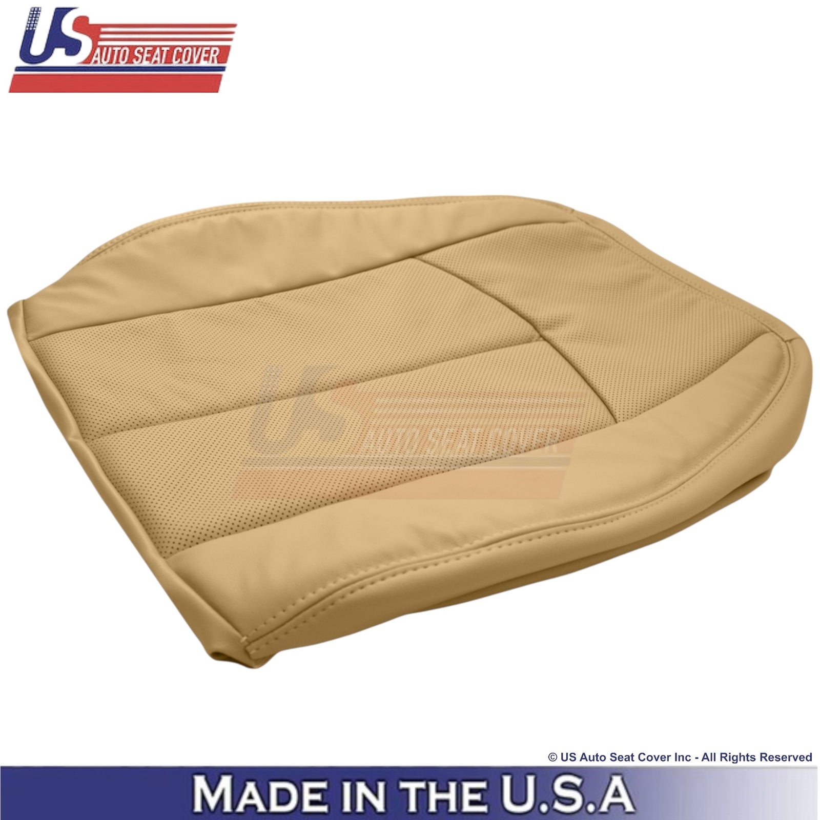 2002-2009 For Mercedes-Benz E-Class Leather Top Replacement Seat Covers Tan