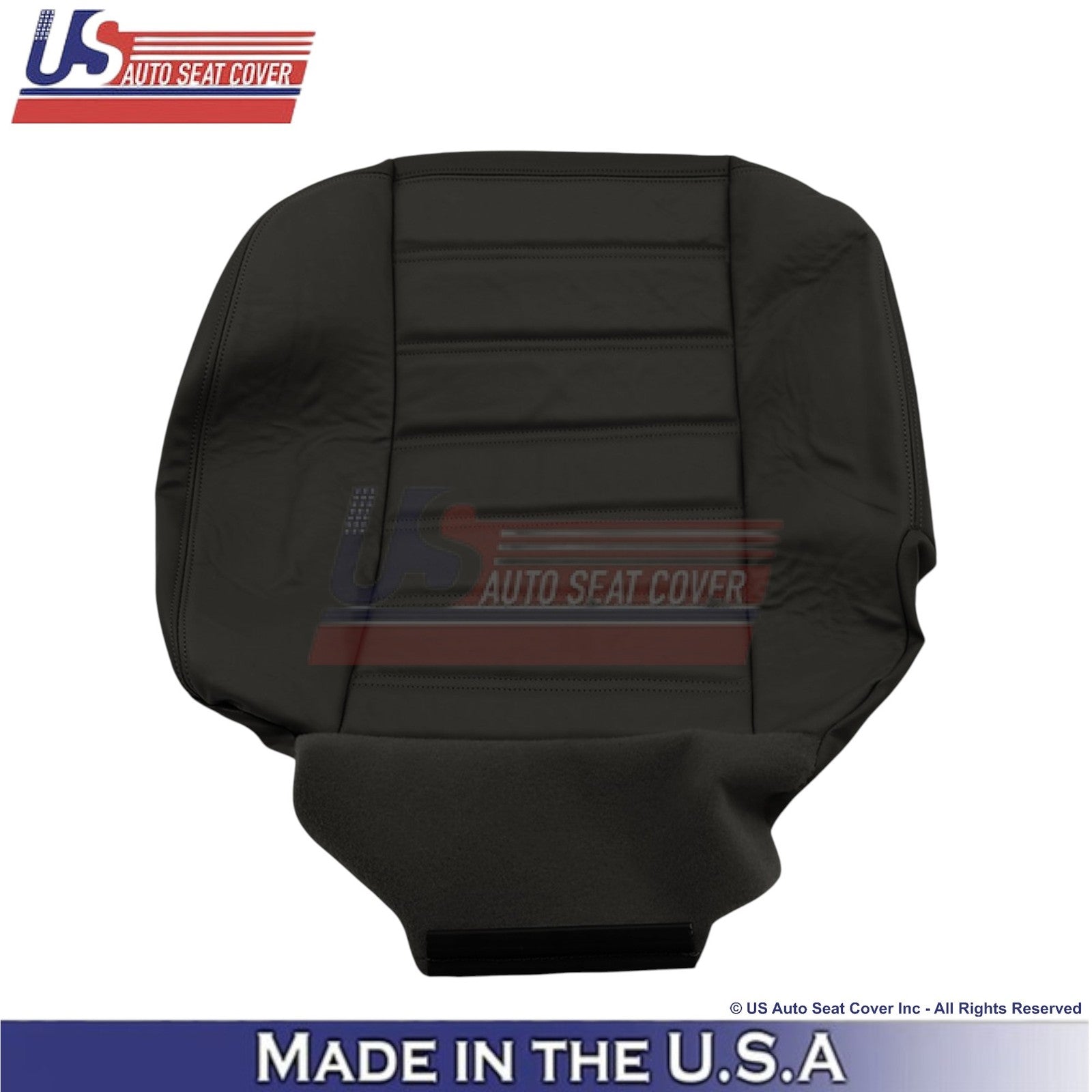 2003-2007 For Hummer H2 Genuine Leather Driver Replacement Covers Ebony Black