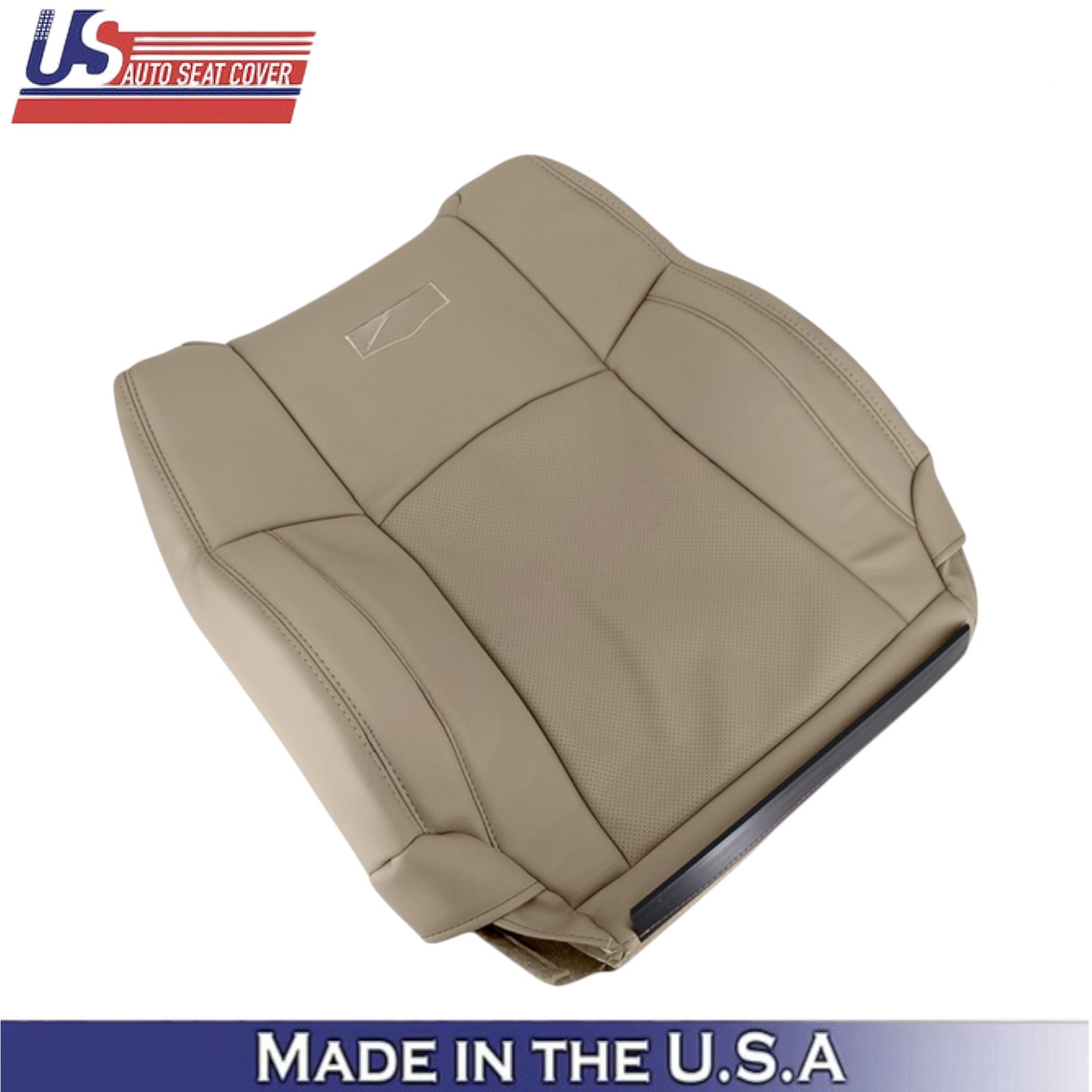 2009-2012 For Dodge Ram 1500 2500 Laramie Genuine Leather Driver Side Covers Tan
