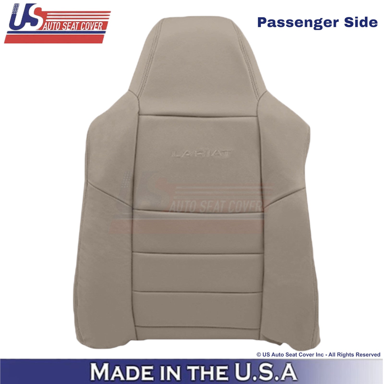 2003-2004 For Ford F250 F350 Lariat Leatherette Passenger Top OEM Cover Tan