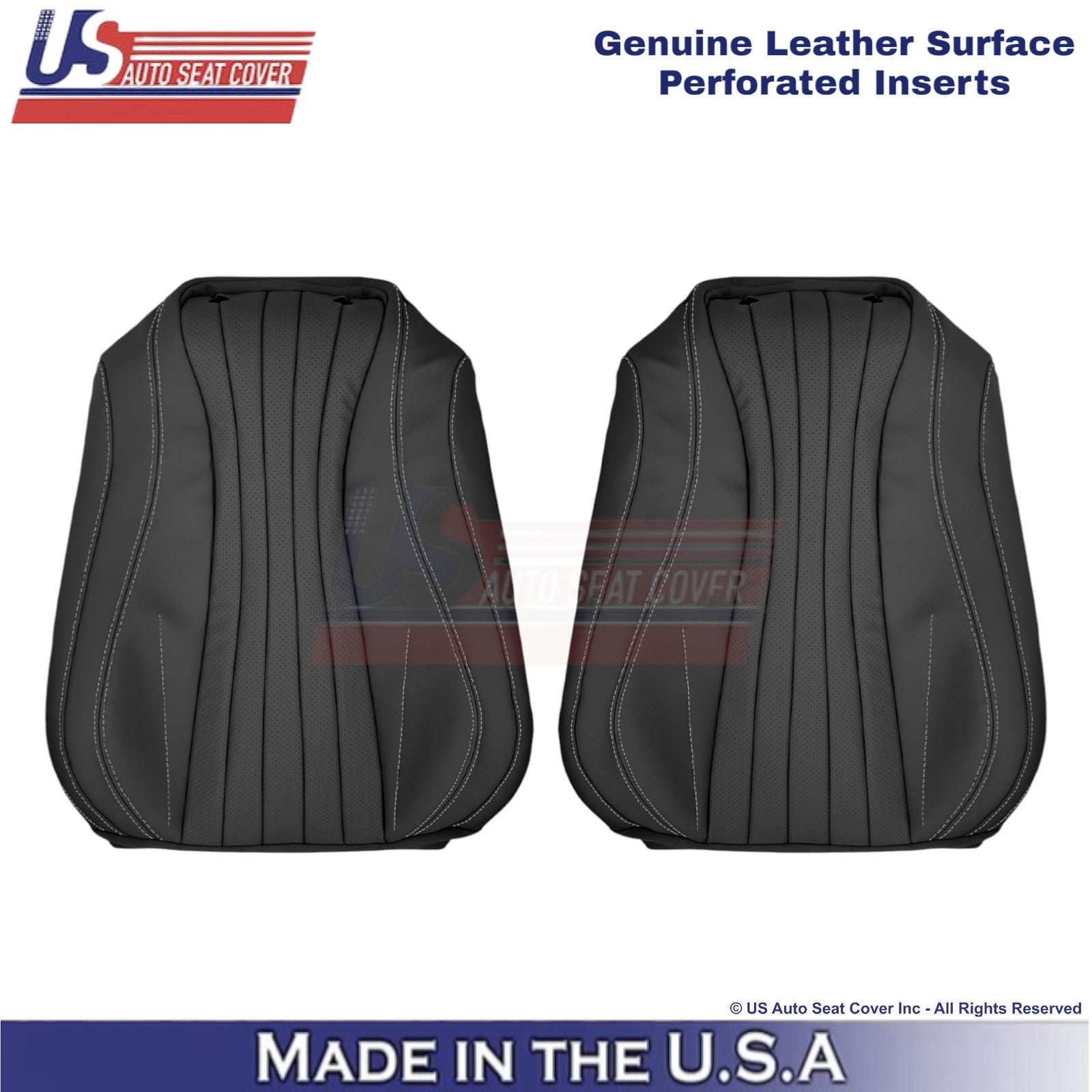 2017-2023 For Mercedes Benz E-Class Genuine Leather Top Replacement Covers Black