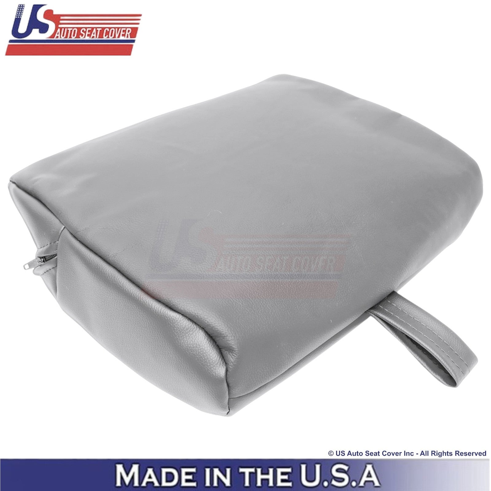 2003-2007 For Ford F250 F350 Lariat Leatherette Perf Rear Bench Seat Covers Gray