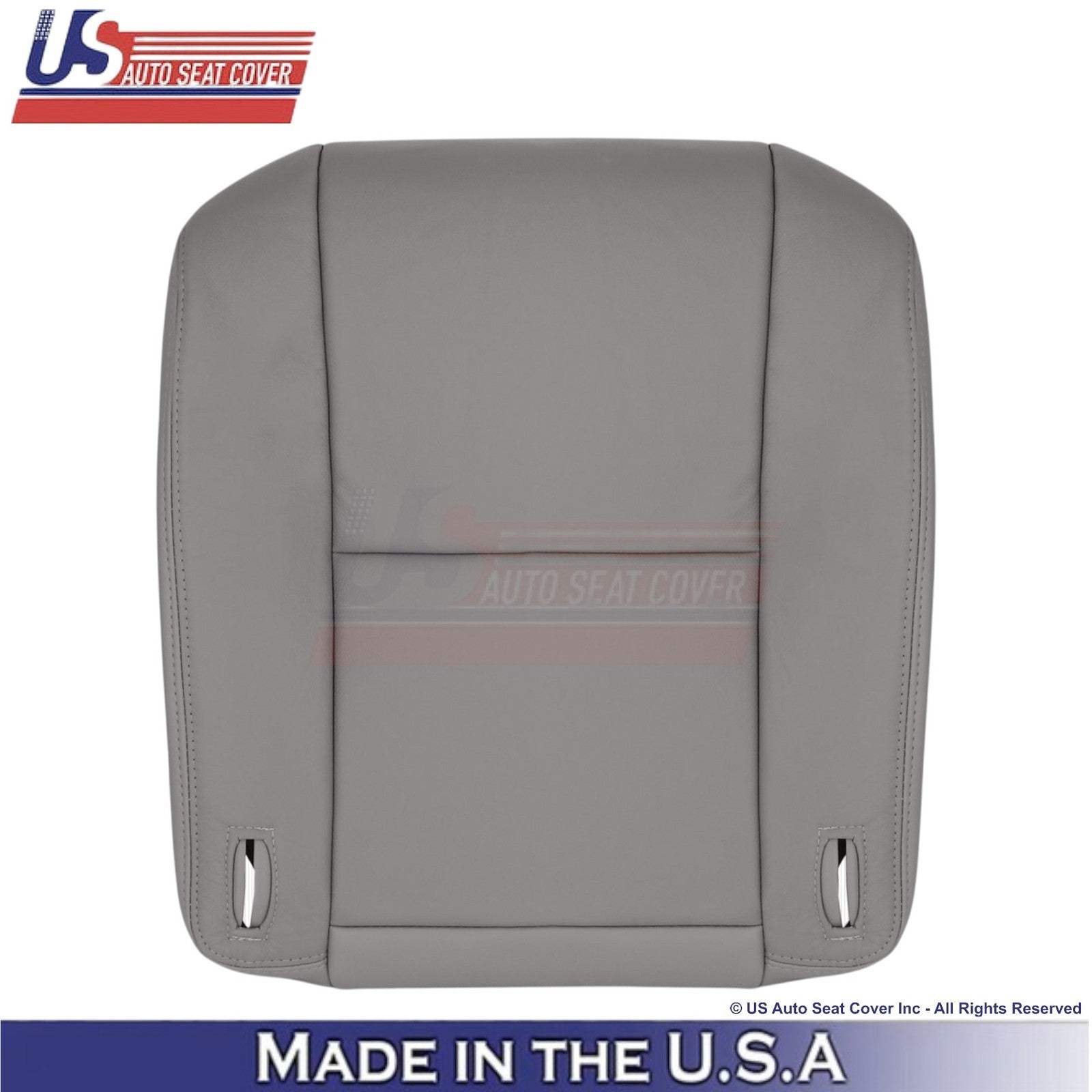 1998-2003 For Toyota Sienna Genuine Leather Front Replacement Seat Covers Gray