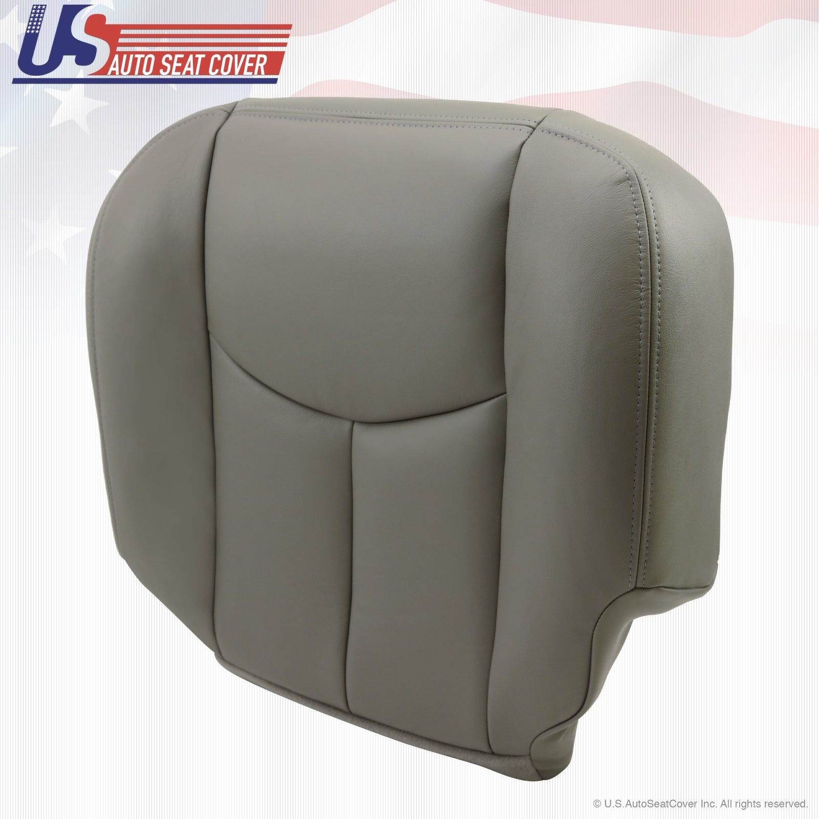 03 04 05 06 Chevy Tahoe Suburban Driver Bottom Leather Seat Cover Gray 922
