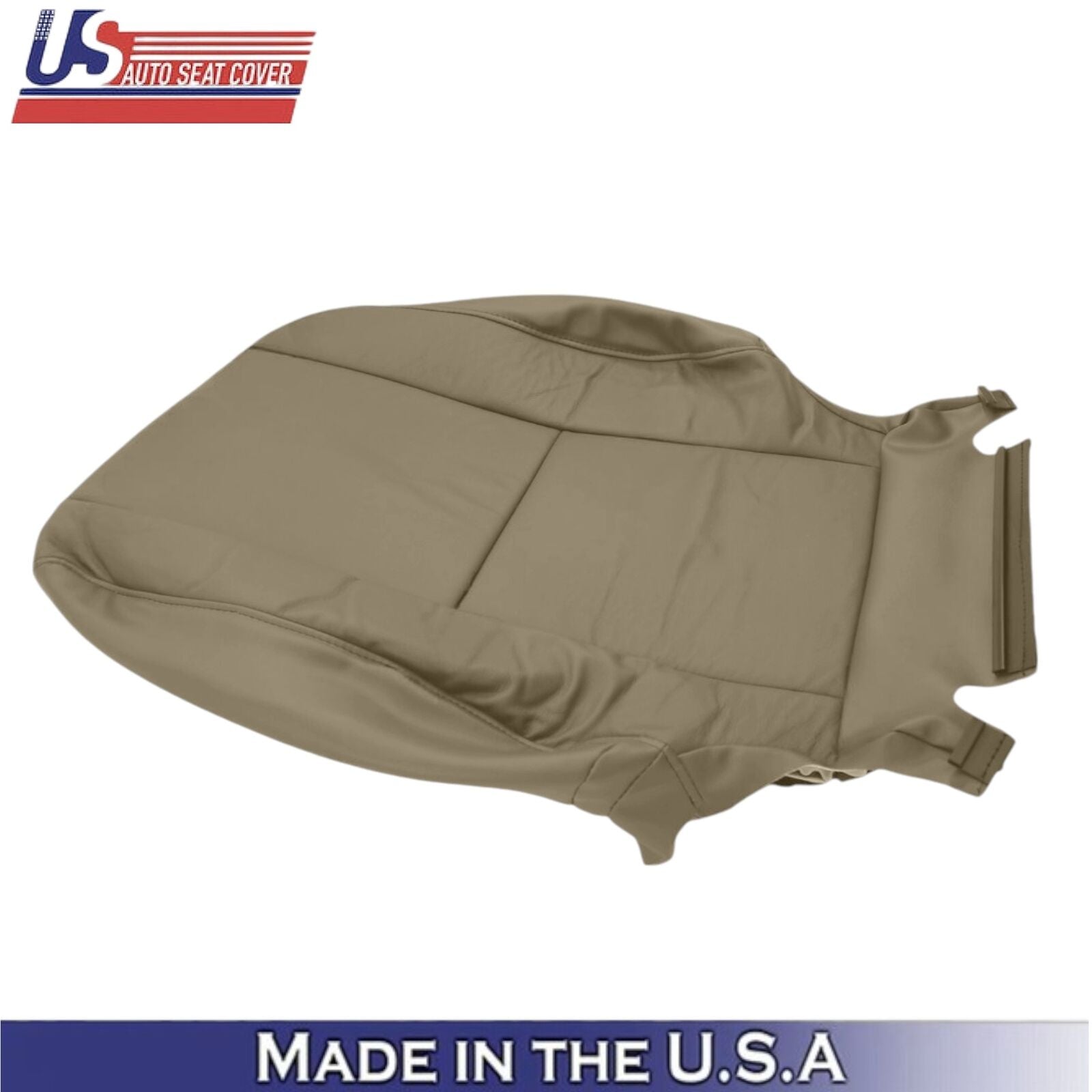 2005-2007 For Toyota Sequoia Genuine Leather Passenger Top Seat Cover Oak Tan