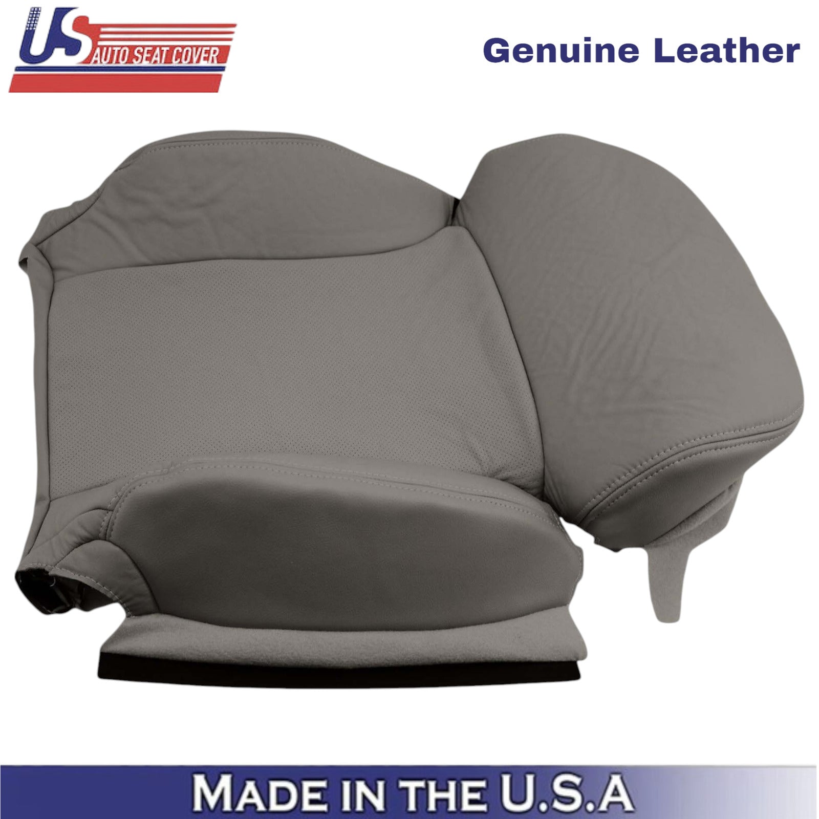 2006-2011 For Lexus GS350 GS300 Genuine Leather Driver Top Seat Cover Light Gray