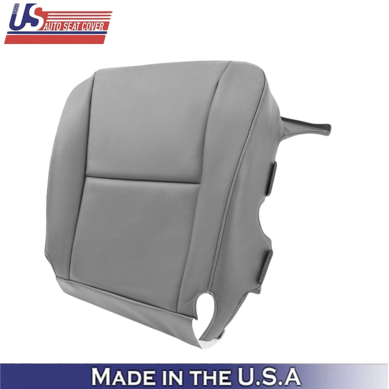 2005-2007 For Toyota Sequoia Genuine Leather Passenger Bottom Seat Cover Gray