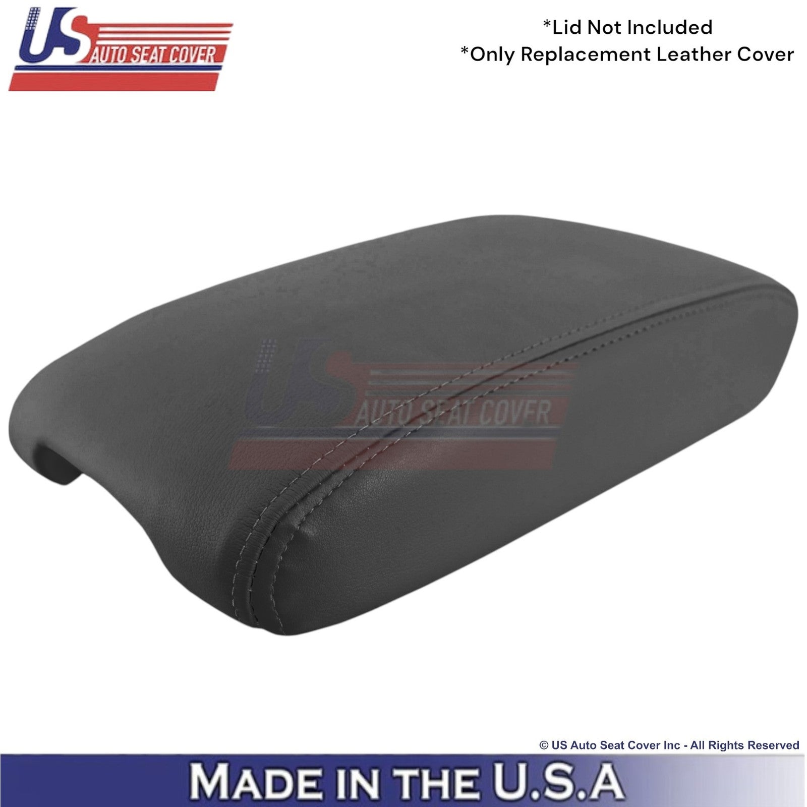 2004-2008 For Toyota Camry Solara Genuine Leather Center Console Lid Cover Stone