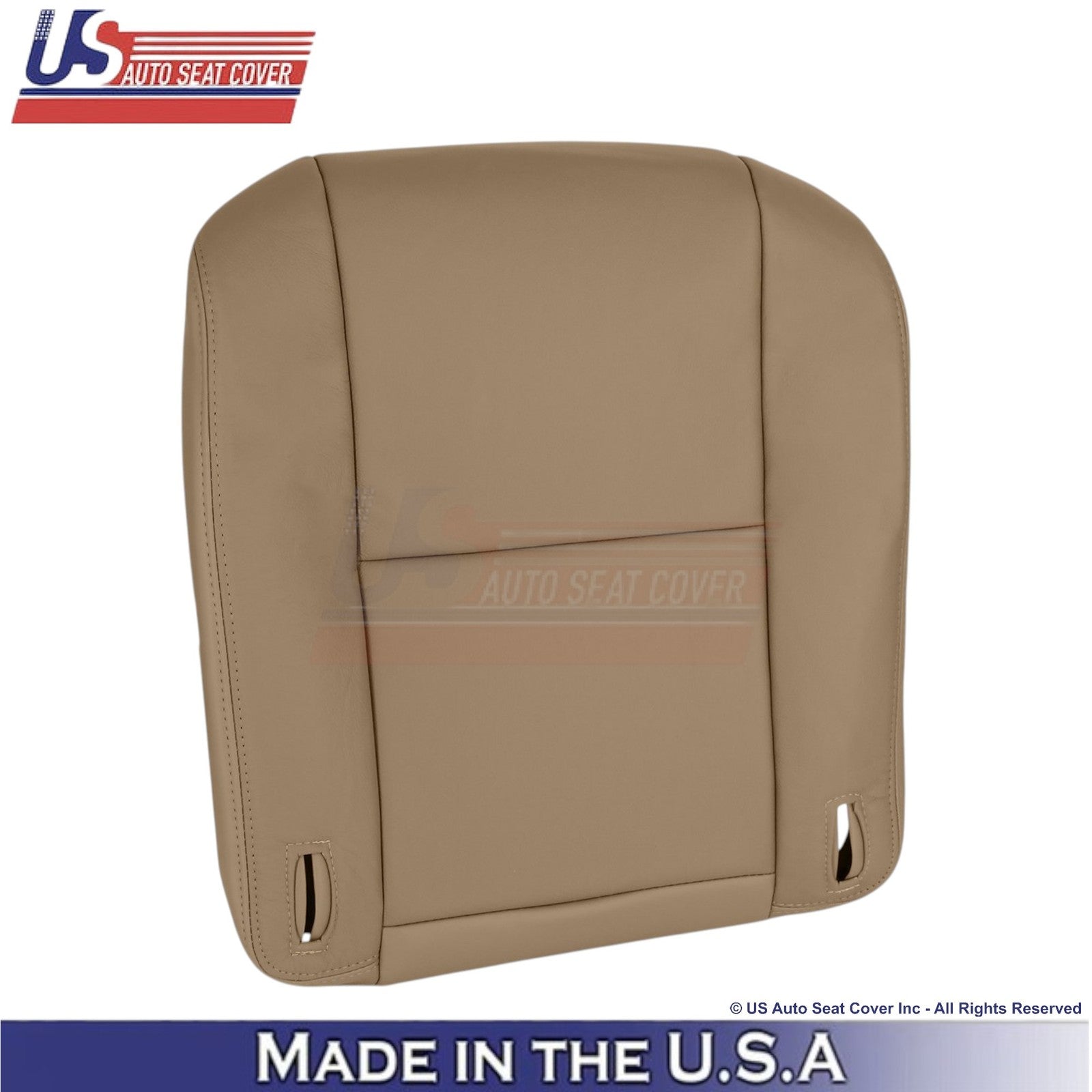 1998-2003 For Toyota Sienna Genuine Leather Front Bottom Seat Covers Dark Oak