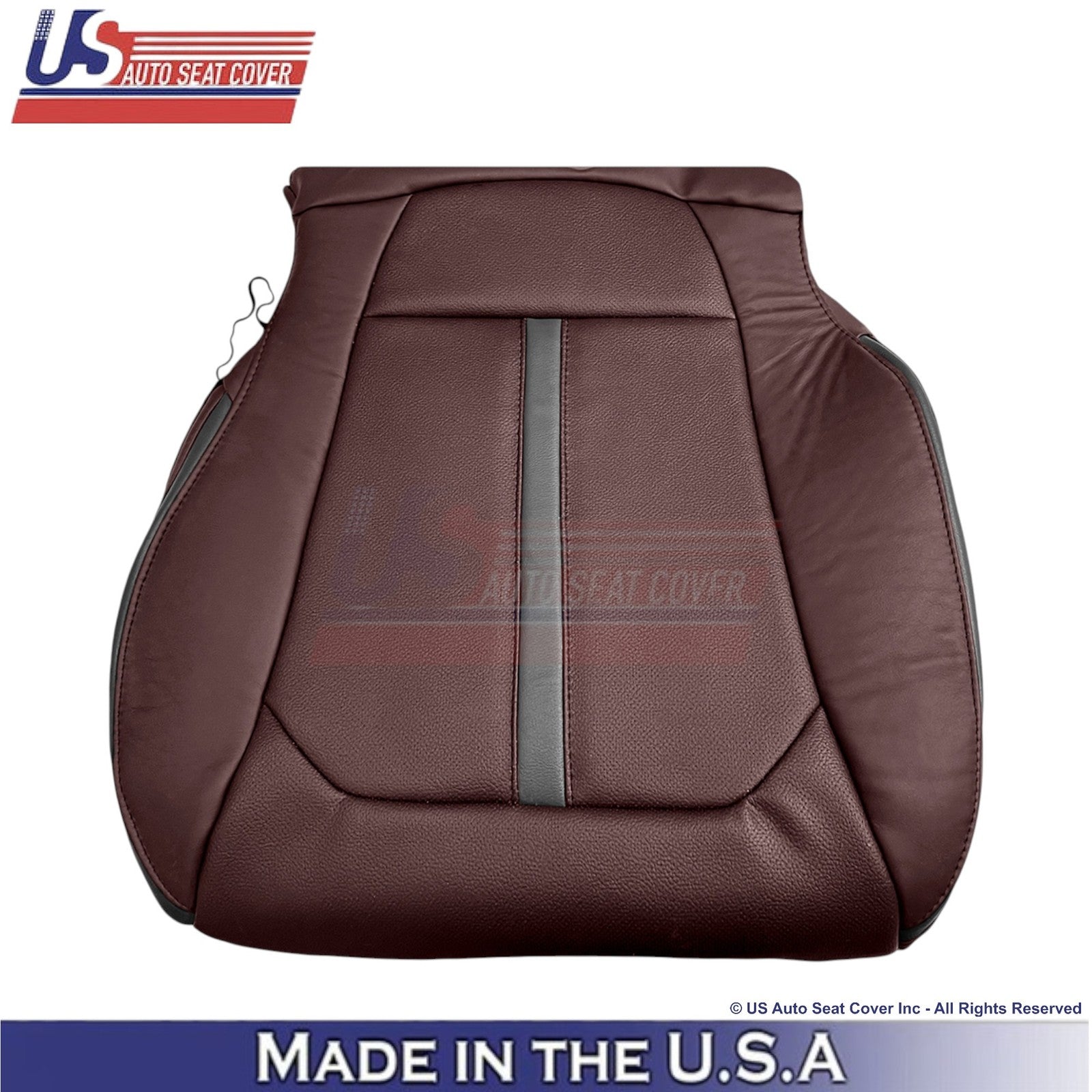 2018-2020 For Ford F150 Platinum Genuine Leather Passenger Bottom Covers Marsala