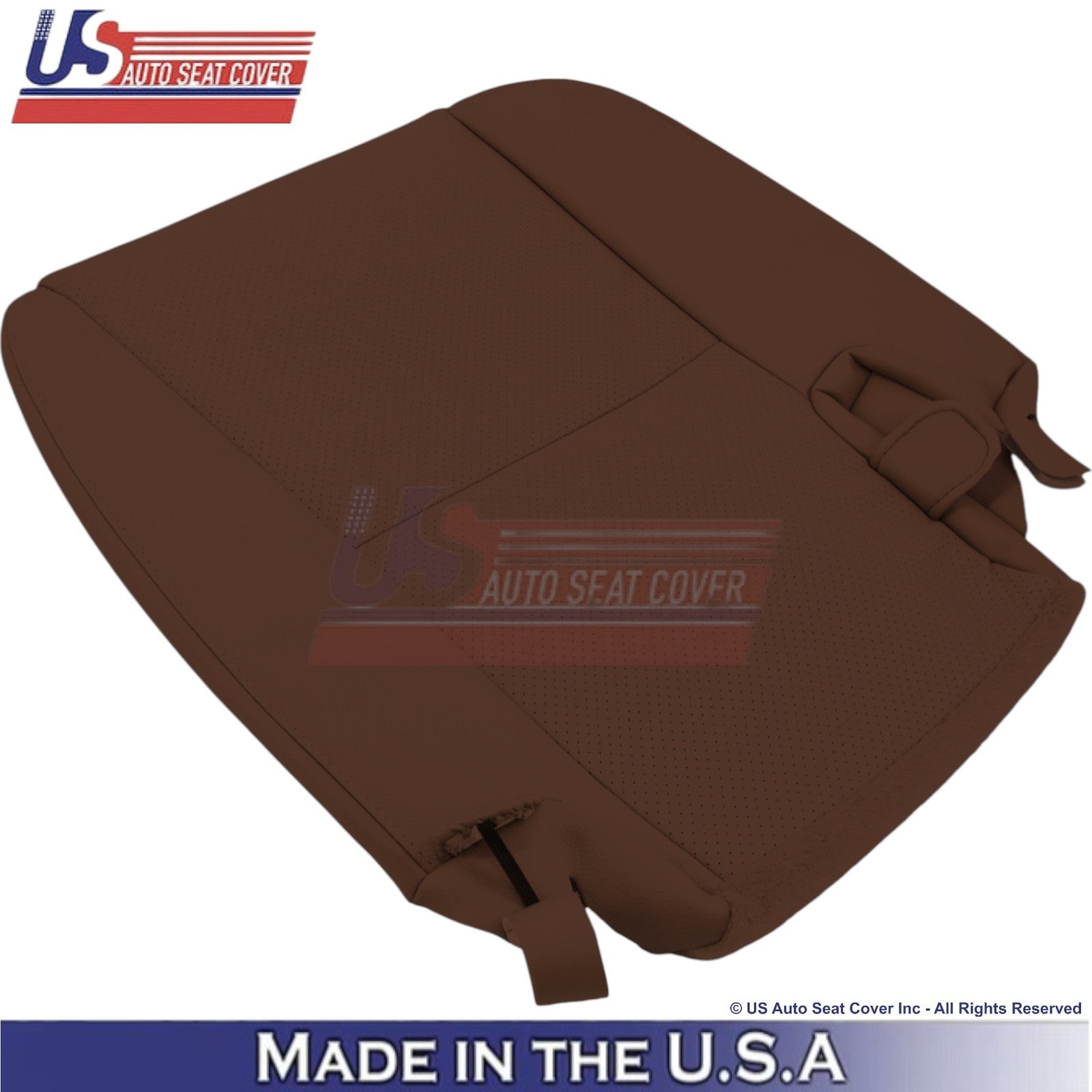 2010-2013 For Toyota Tundra Genuine Leather Perf Rear Left Bottom Cover Red Rock