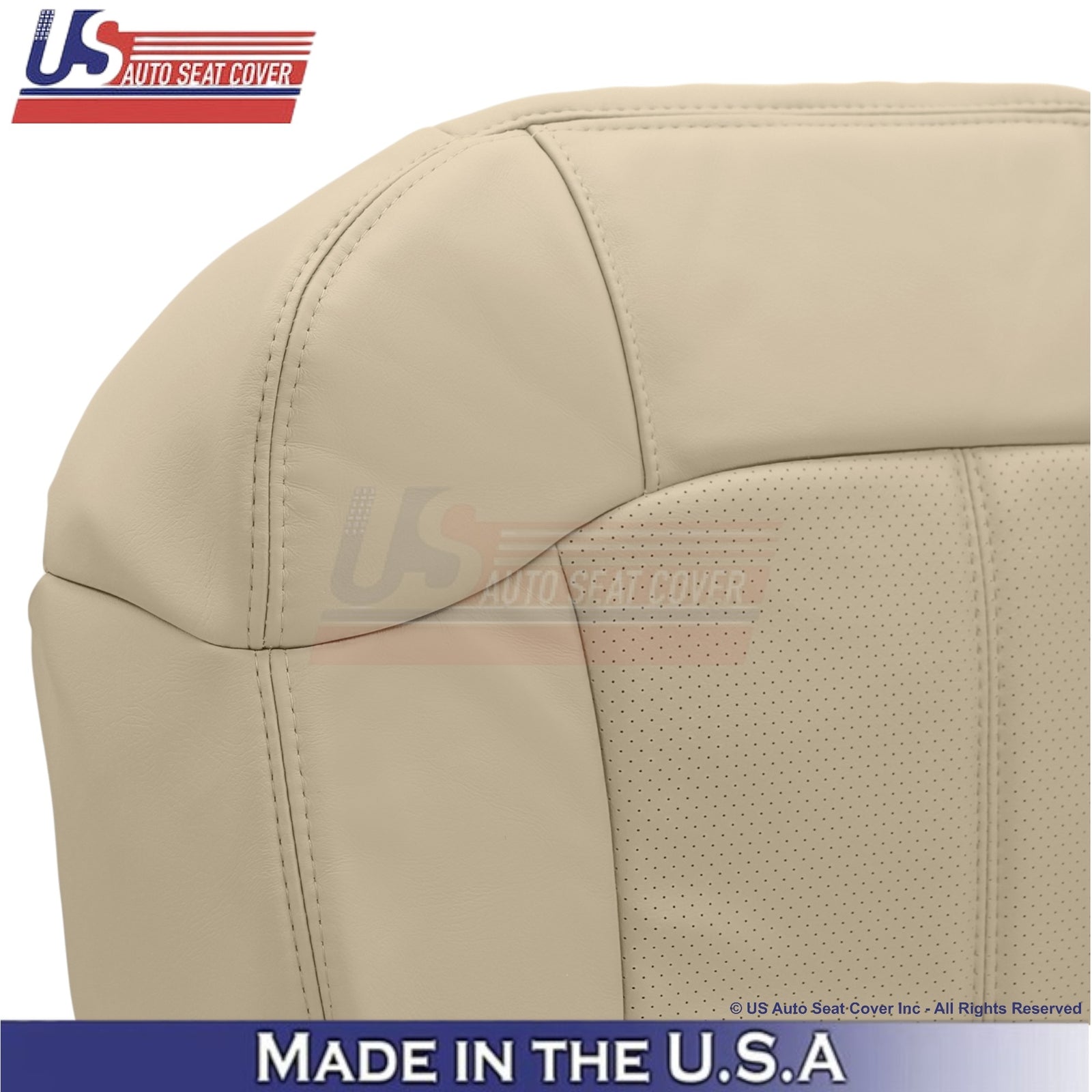2002 For Cadillac Escalade Leatherette Passenger Bottom Cover Shale Neutral Tan