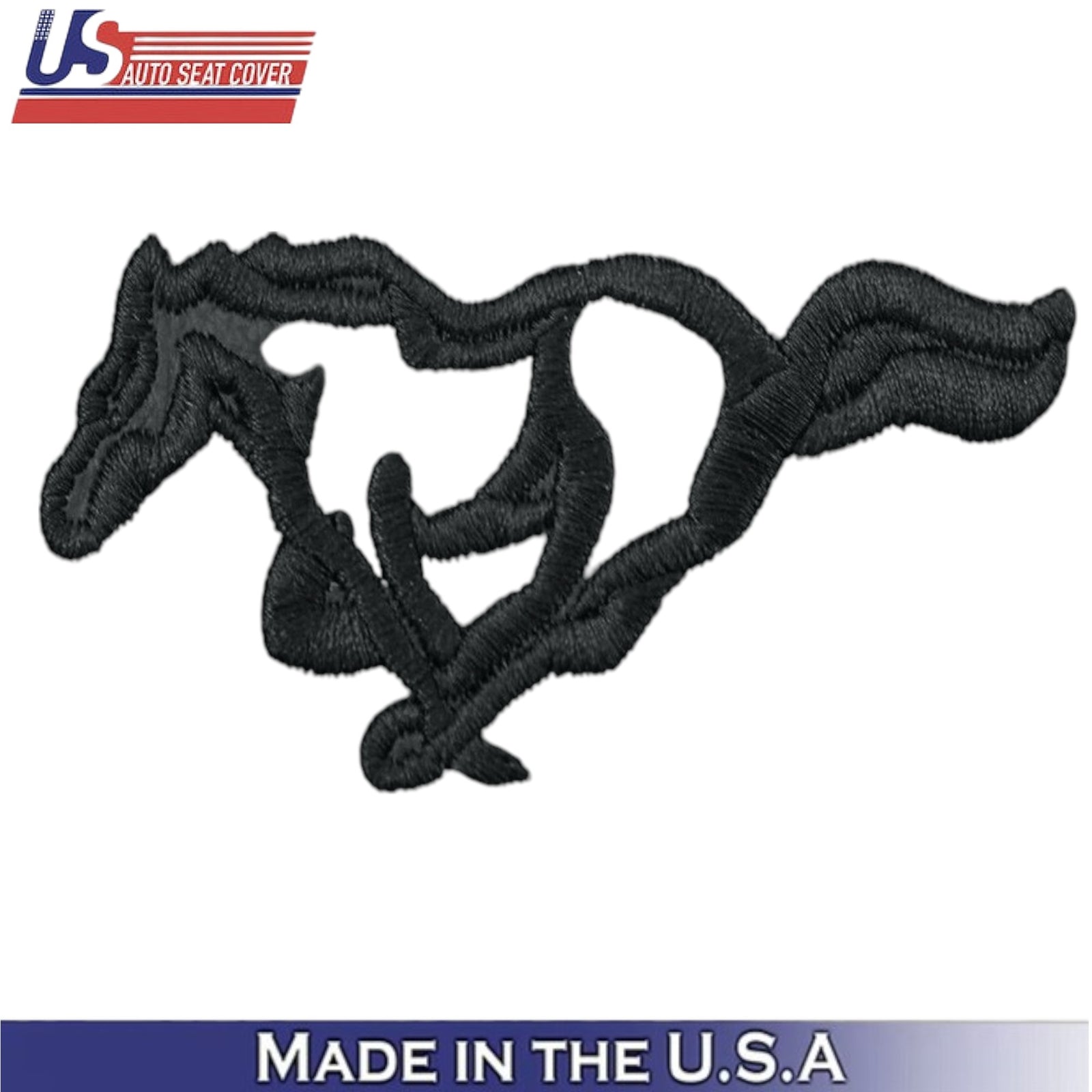 1999-2004 For Ford Mustang GT Leatherette Front Replacement Covers Dark Charcoal