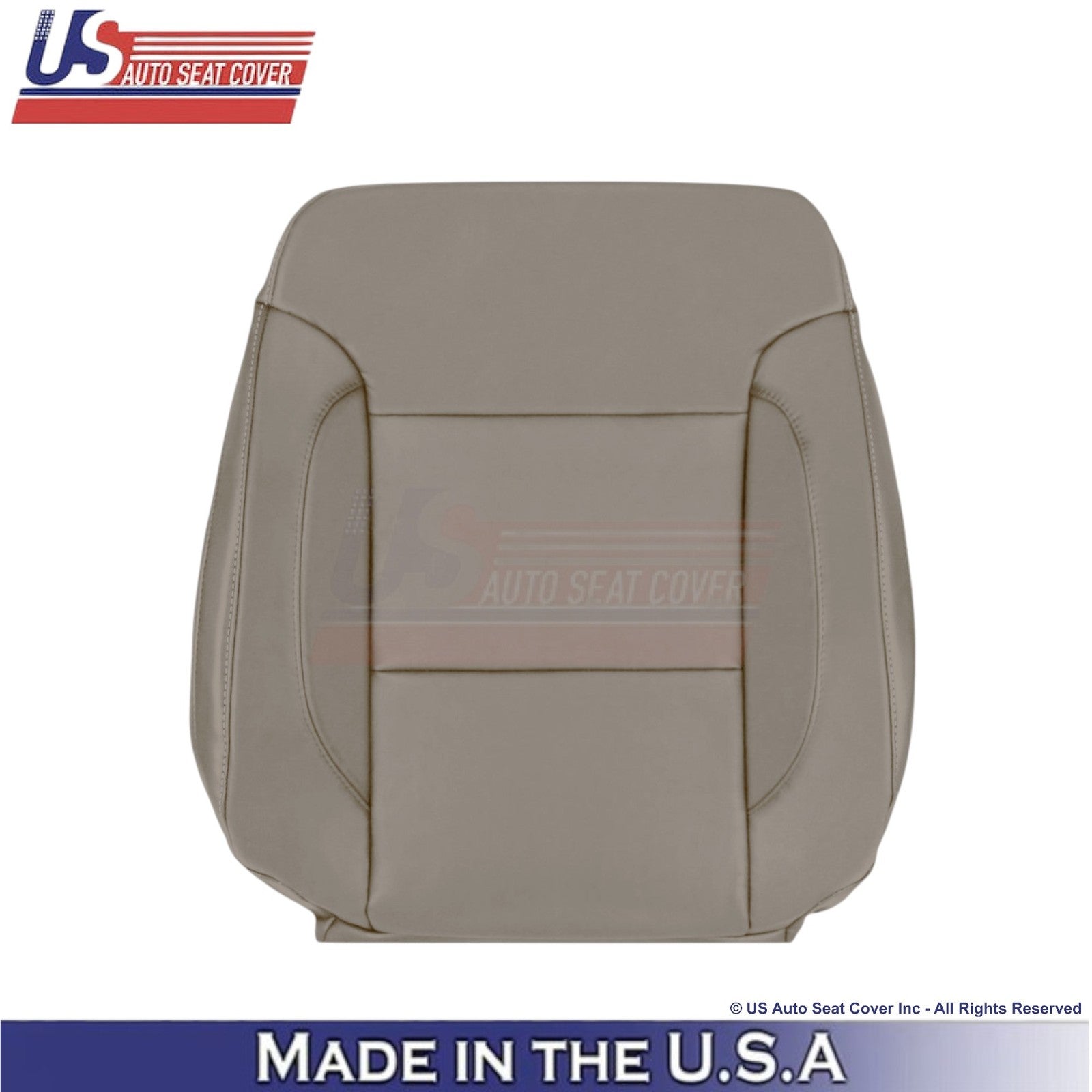 2014-2019 For Chevy Silverado 1500 LT LS Leatherette Driver Top Cover Dune Tan