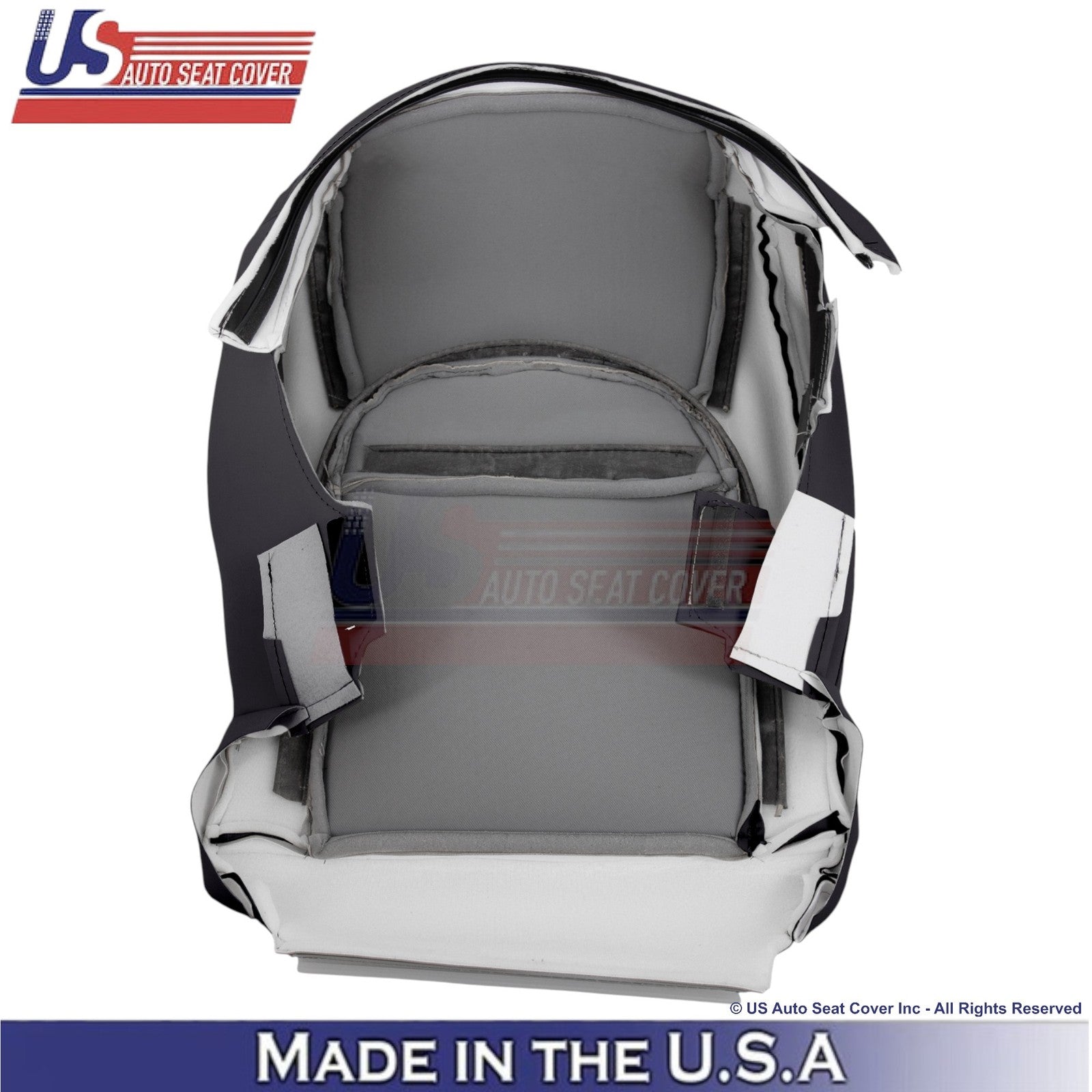 08-21 For Toyota Land Cruiser Genuine Leather Perf. Passenger Bottom Cover Black