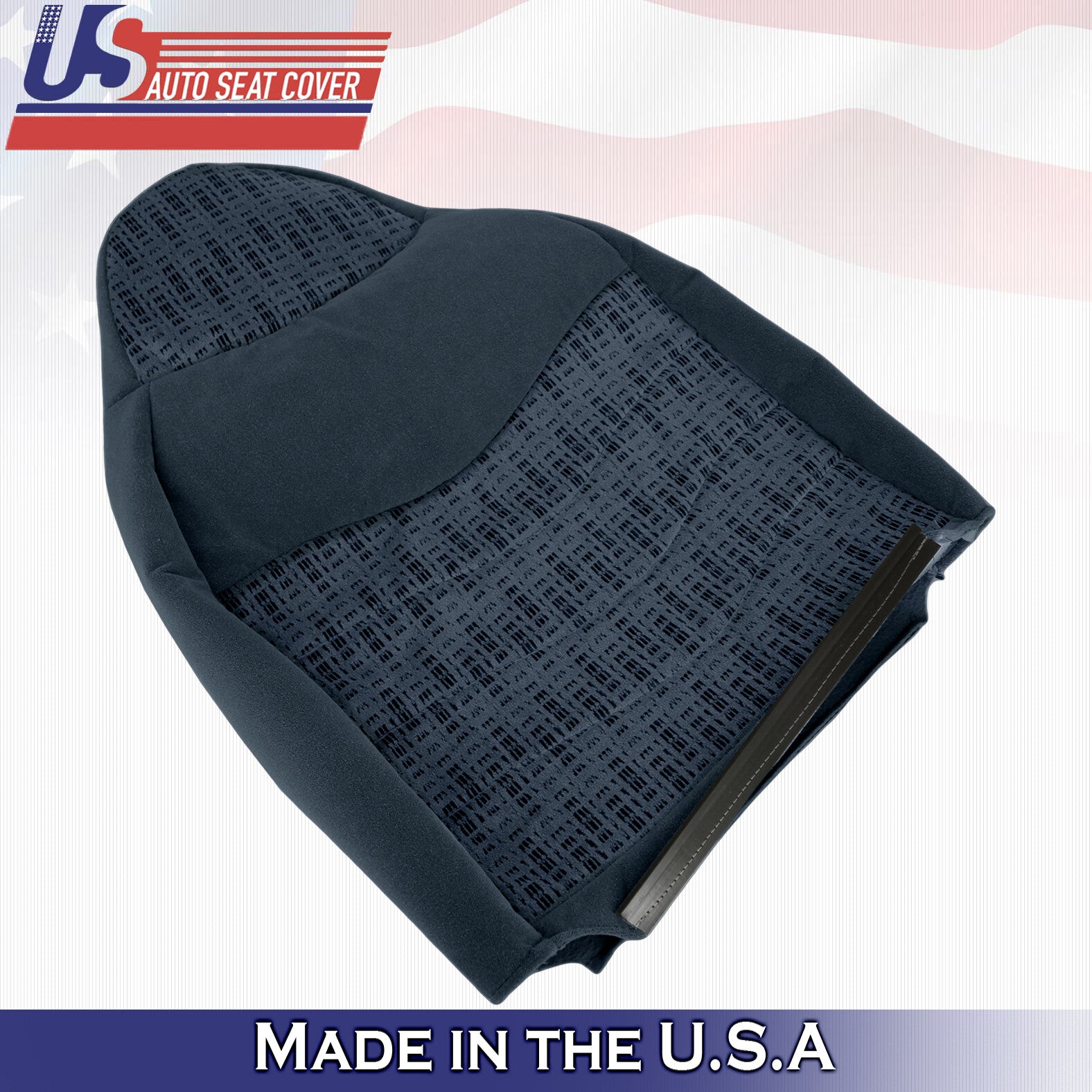 1999 For Ford F250 F350 F450 F550 XLT Passenger Side Top Cloth Seat Cover Blue