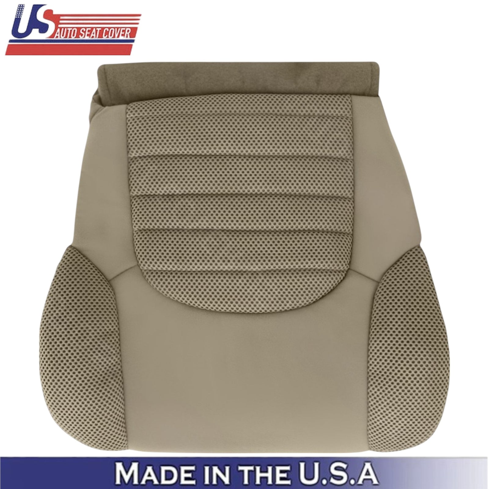 2007-2015 For Nissan Pathfinder Cloth Front Passenger Bottom Seat Cover Tan