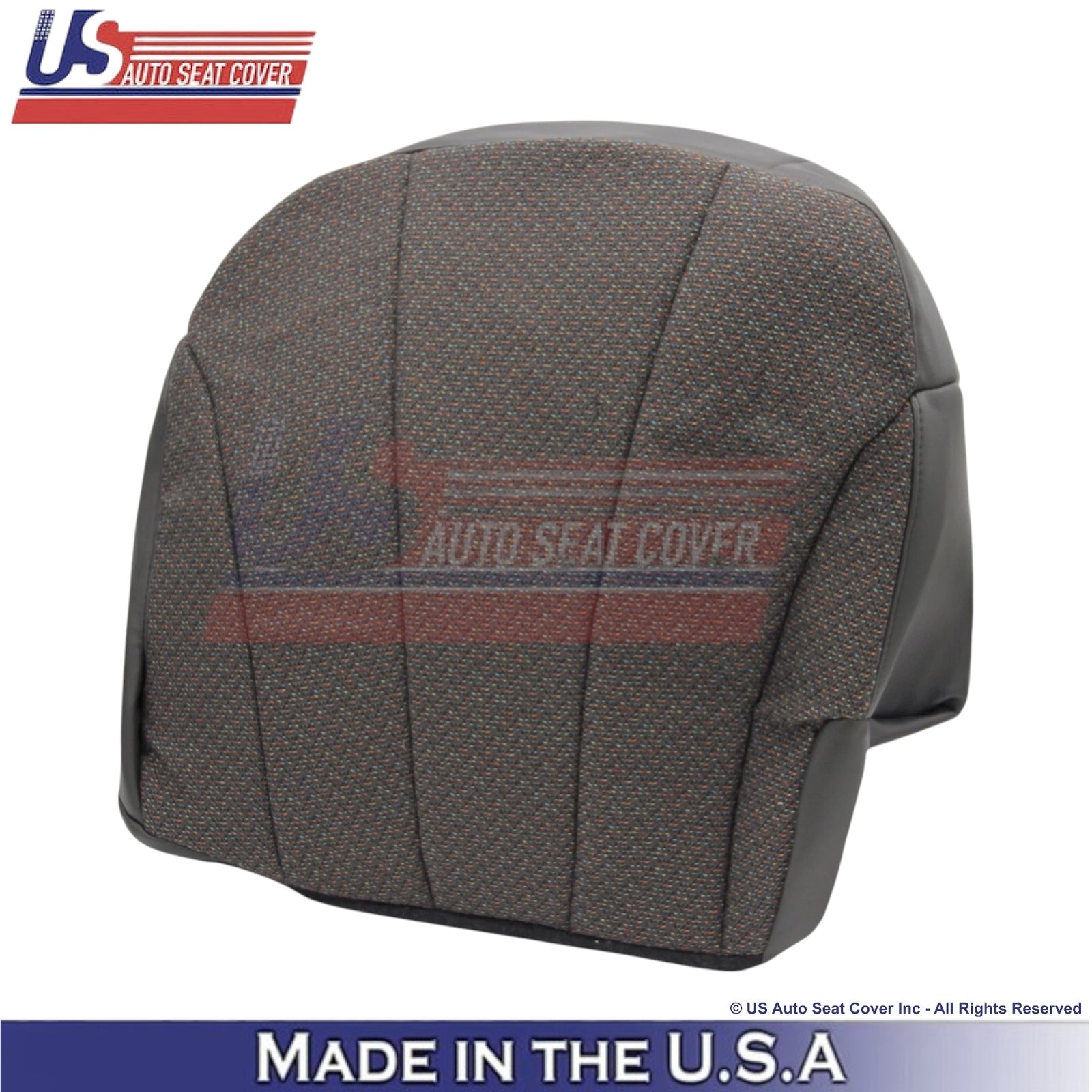 1999-2002 For Chevy Silverado 1500 2500 Cloth Driver Bottom Seat Cover Dark Gray