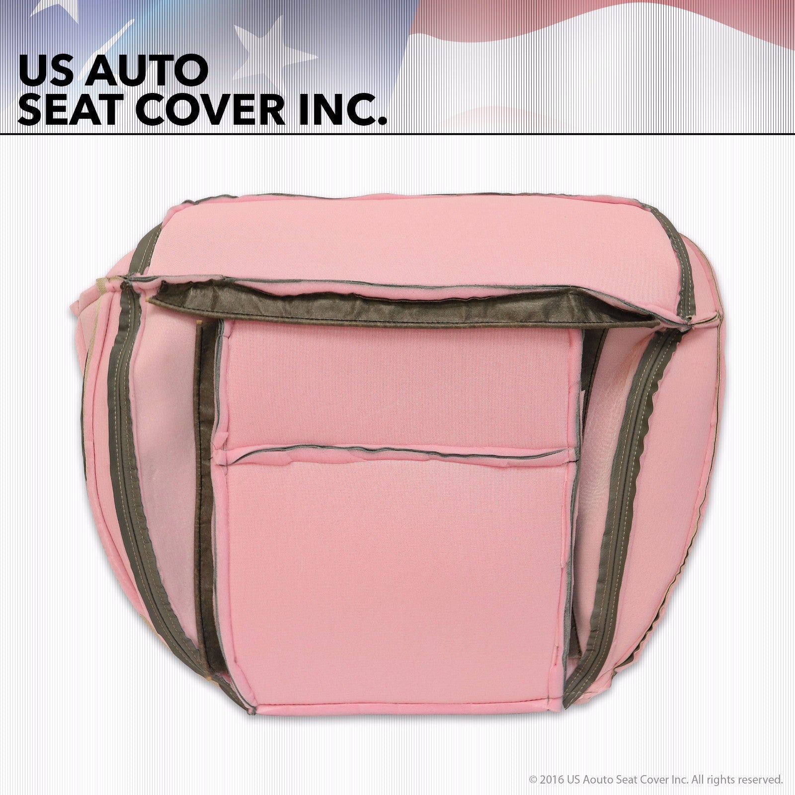 2004 Ford F150 Driver Bottom Replacement Vinyl Seat Cover Light Parchment Tan