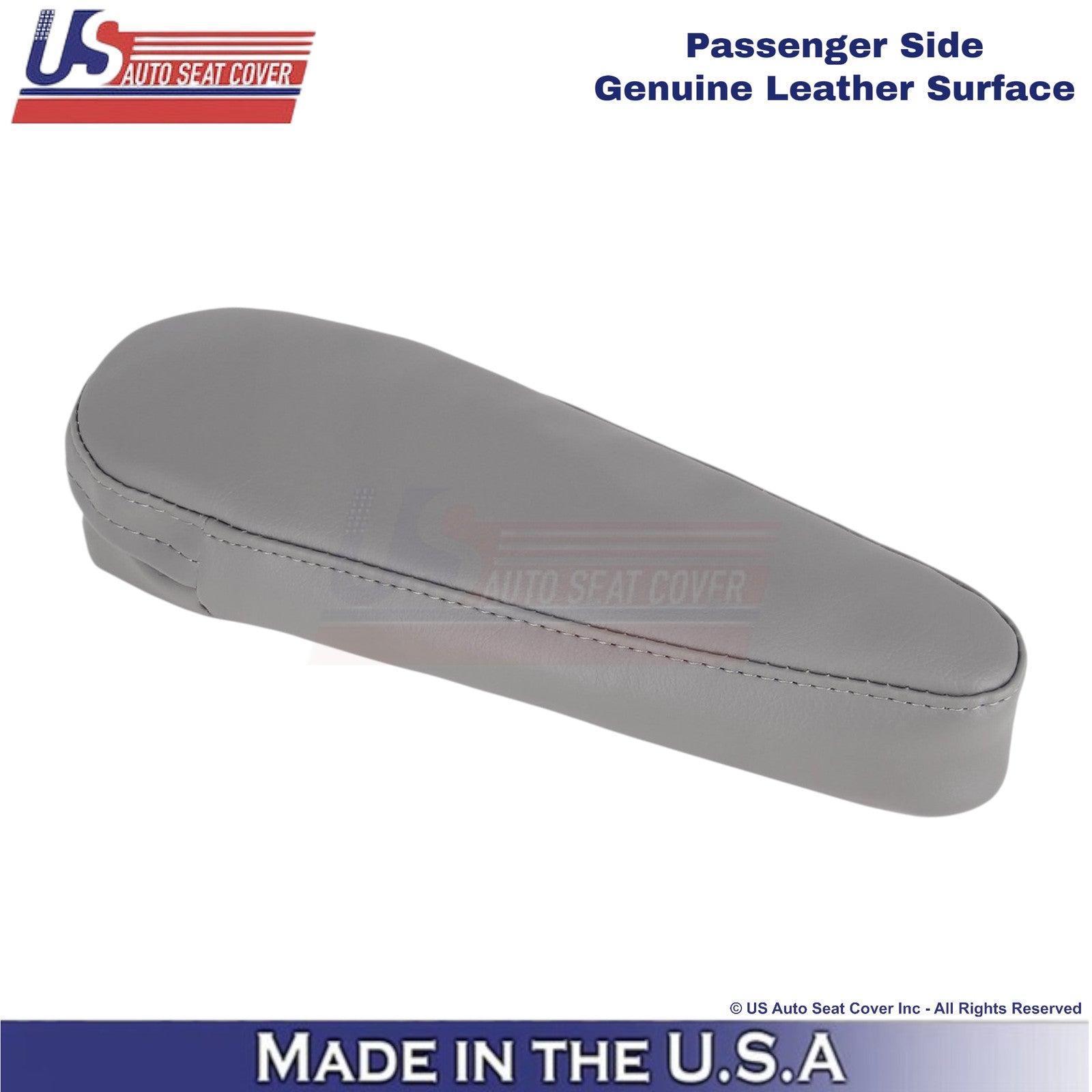 2001-2007 For Toyota Sequoia Genuine Leather Passenge rArmrest Cover Charcoal