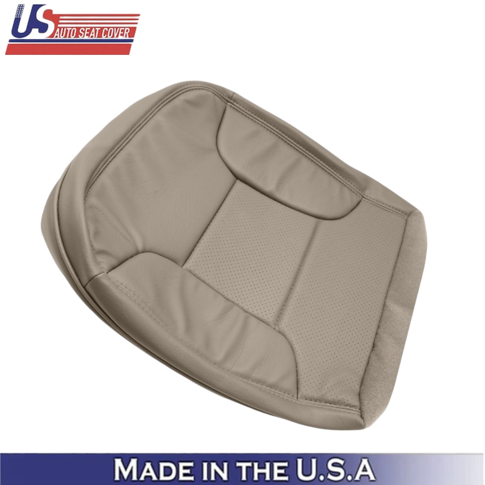 1992-1996 For Ford Bronco Eddie Bauer Leatherette Driver Side Seat Covers Tan