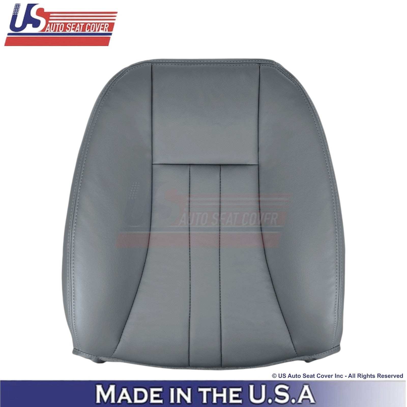 2004-2007 For Chrysler Town & Country Leatherette Driver Covers Med. Slate Gray