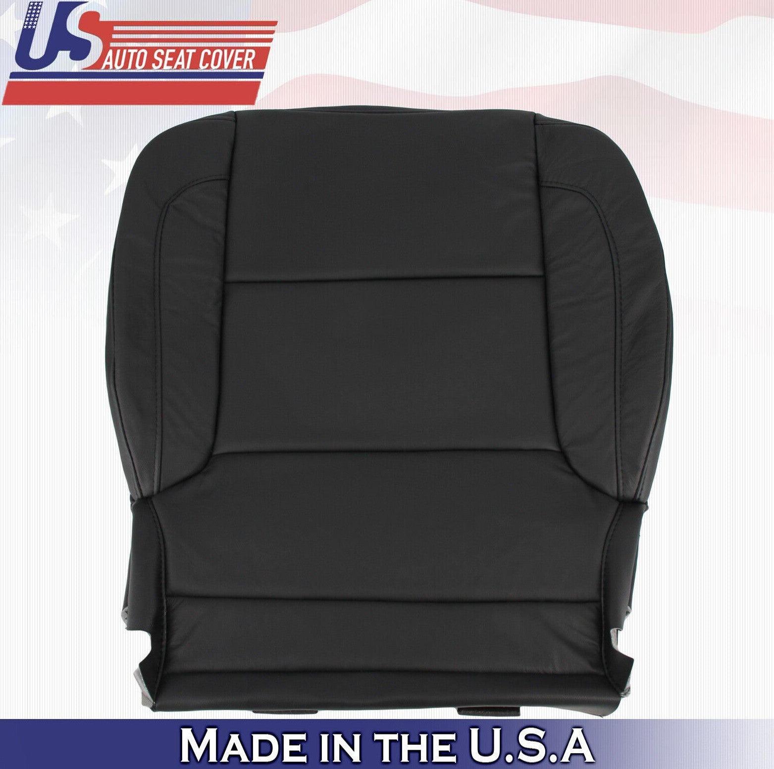 2015 2016 2017 For Chevy Tahoe Passenger Side Bottom Leather Seat Cover Black
