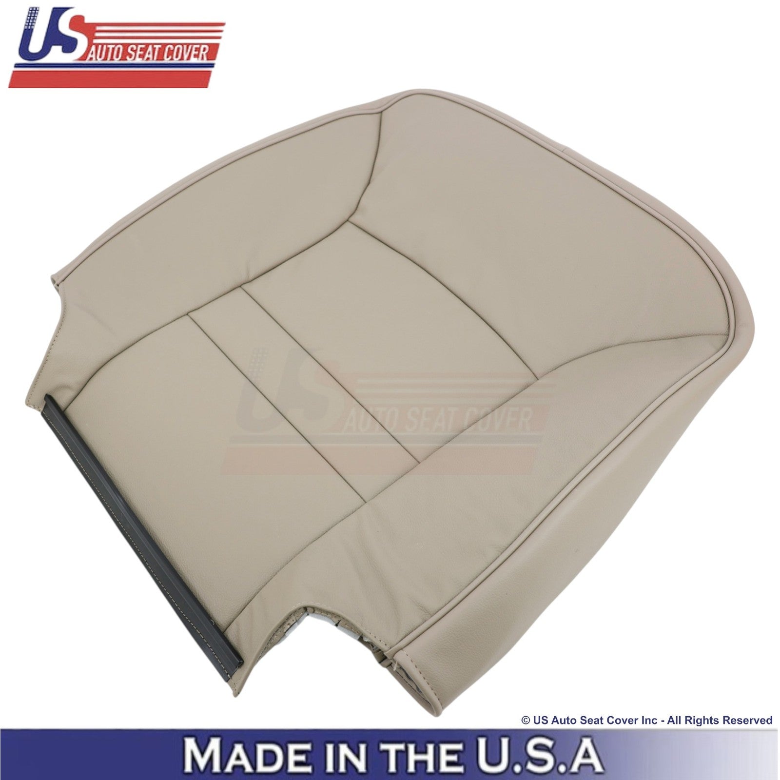 1998-2002 Fits Ford Crown Victoria Genuine Leather Driver Side Seat Covers Tan